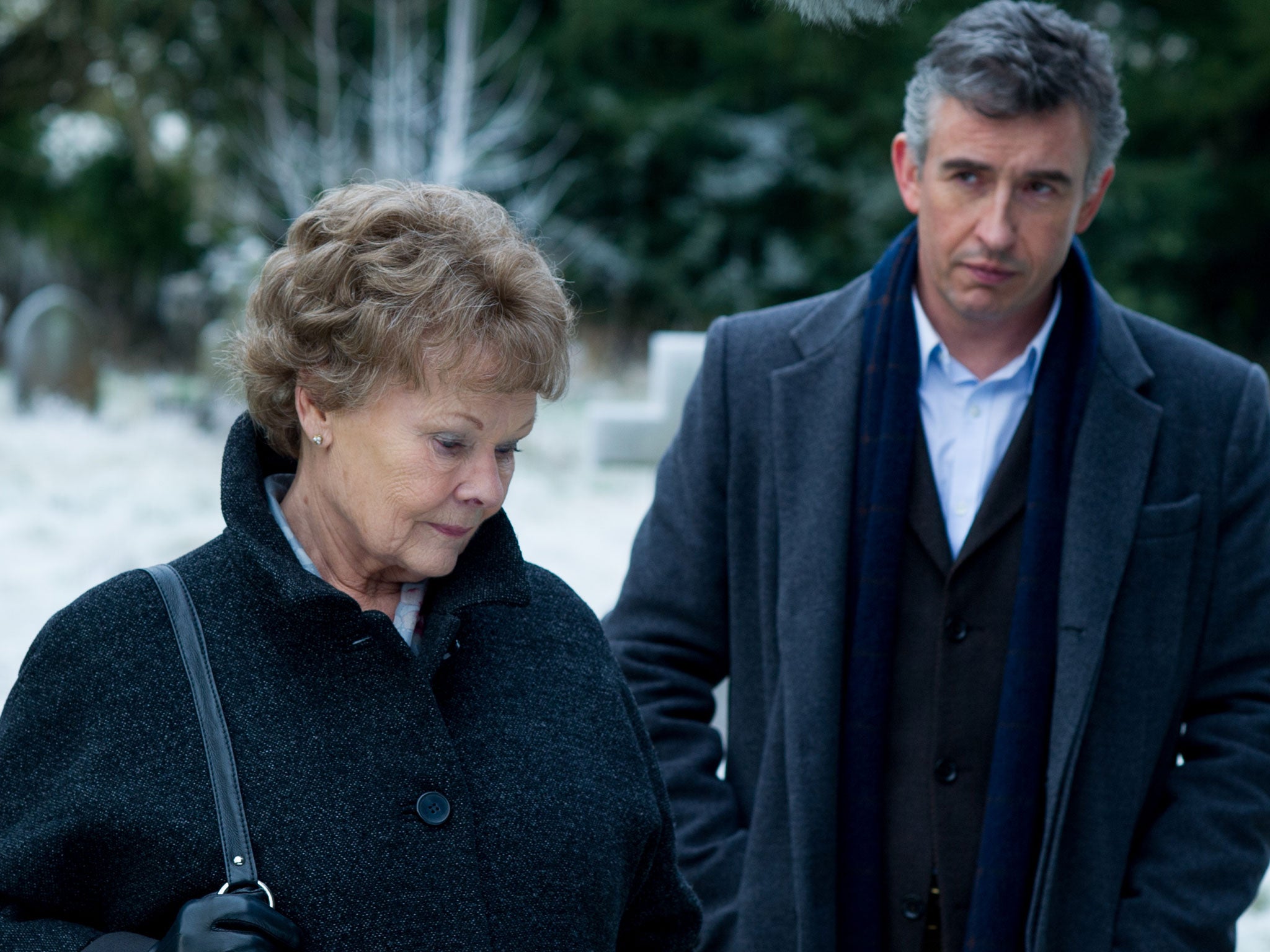 Judi Dench and Steve Coogan star in Philomena