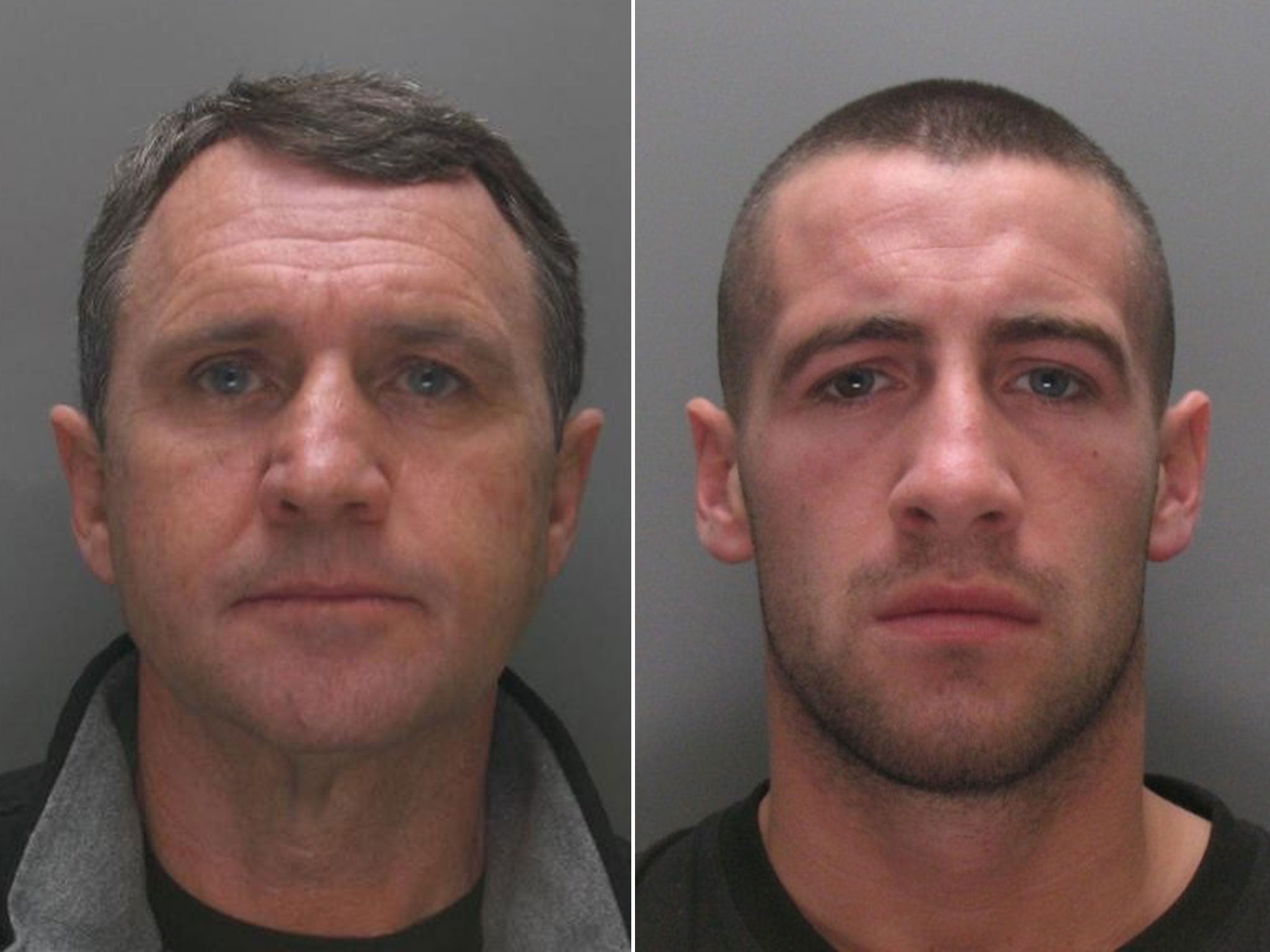 Gerrard (left) and Moogan are sought by police for alleged drug-smuggling and firearms offences