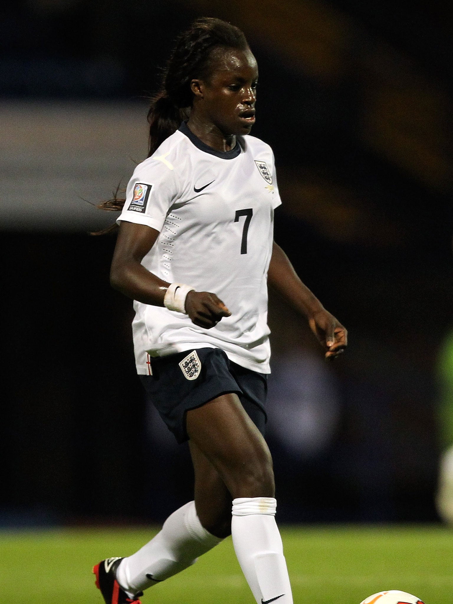 Eniola Aluko: The England striker scored with a 25-yard effort against Turkey