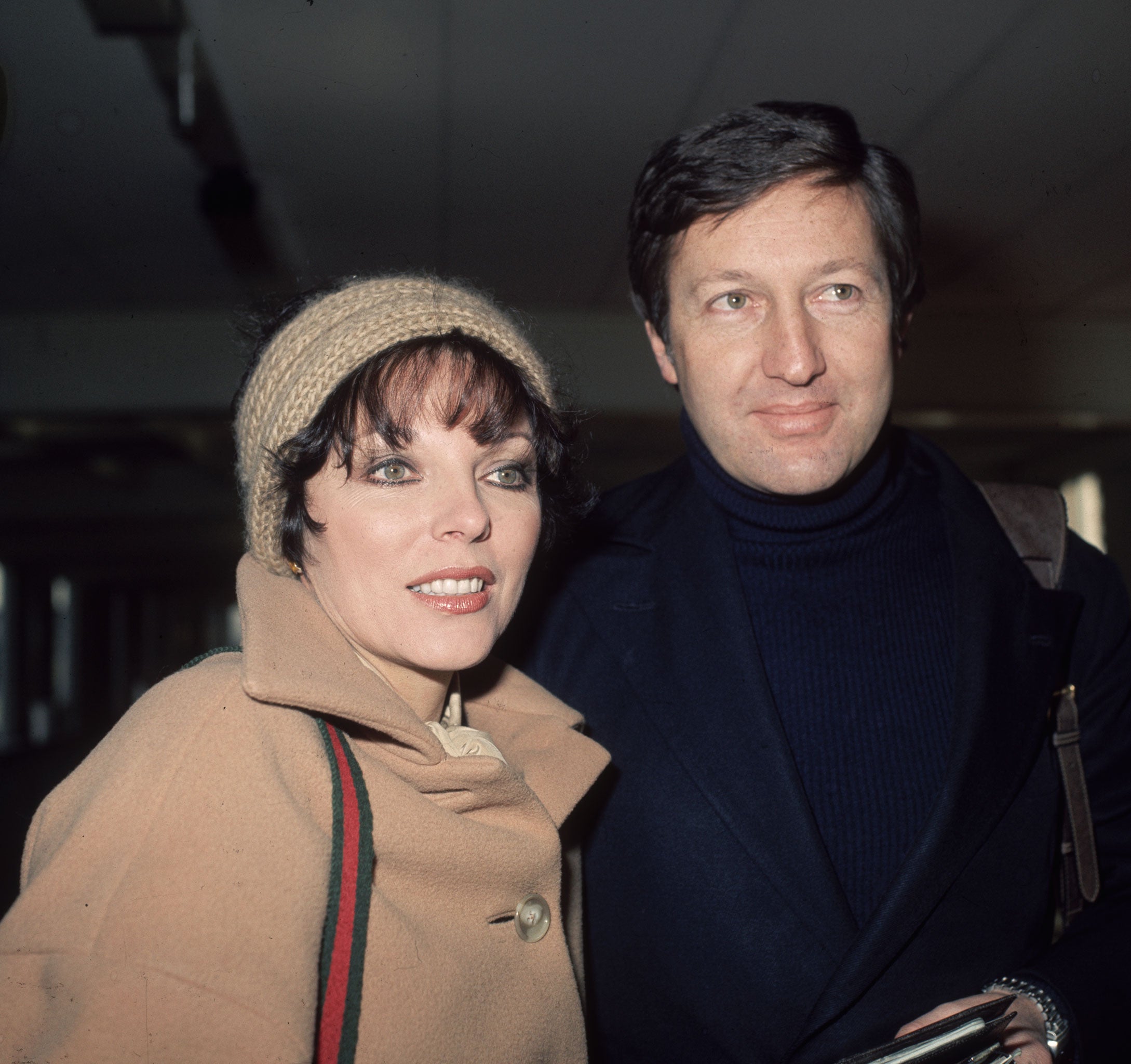 In 1974 with her third husband Ron Kass