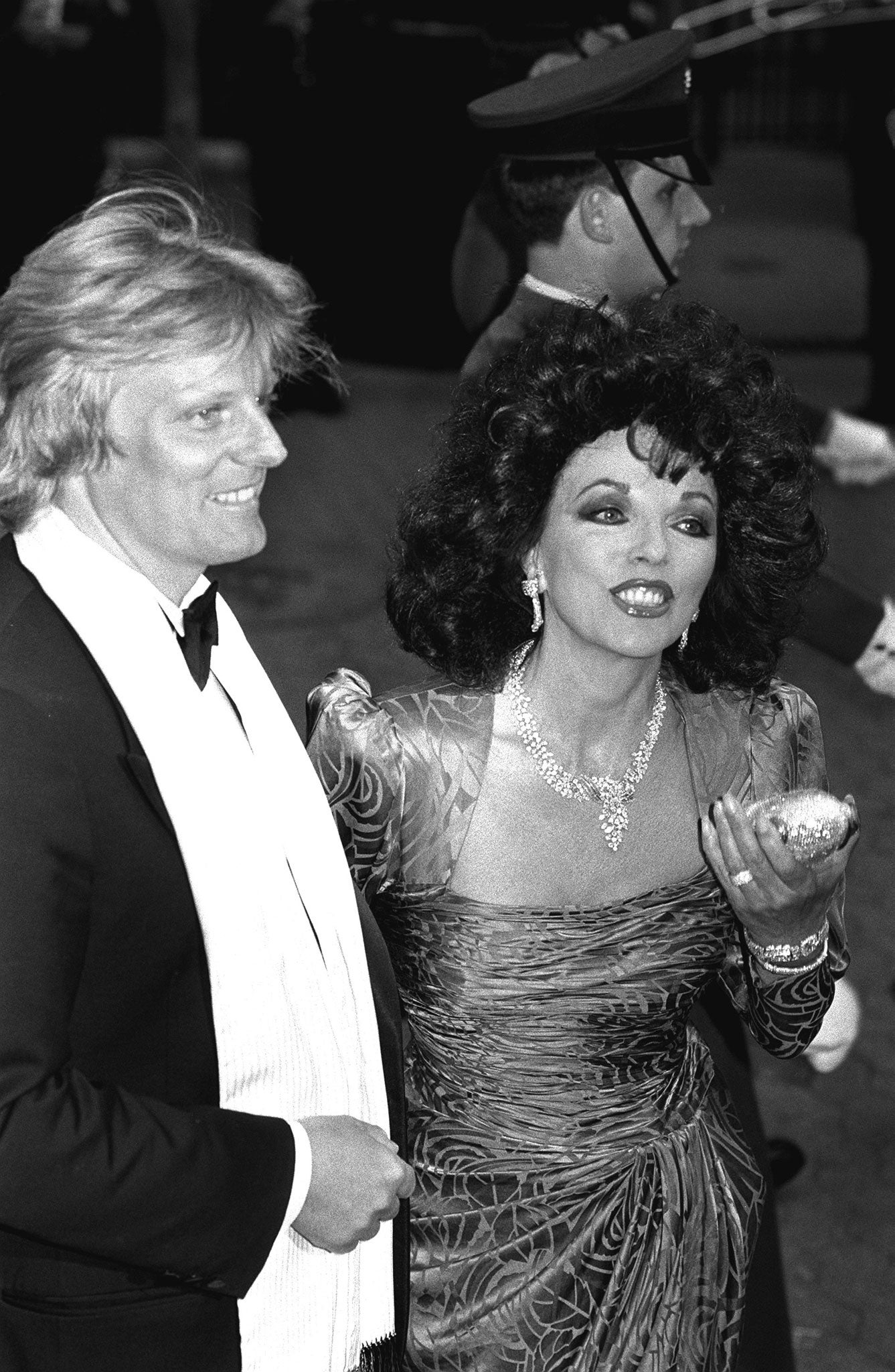 In 1986 with her fourth husband Peter Holm