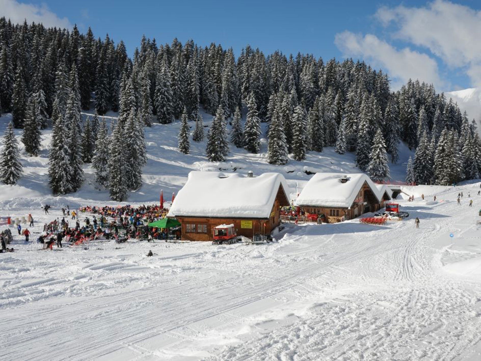 Make tracks: the piste at Chatel