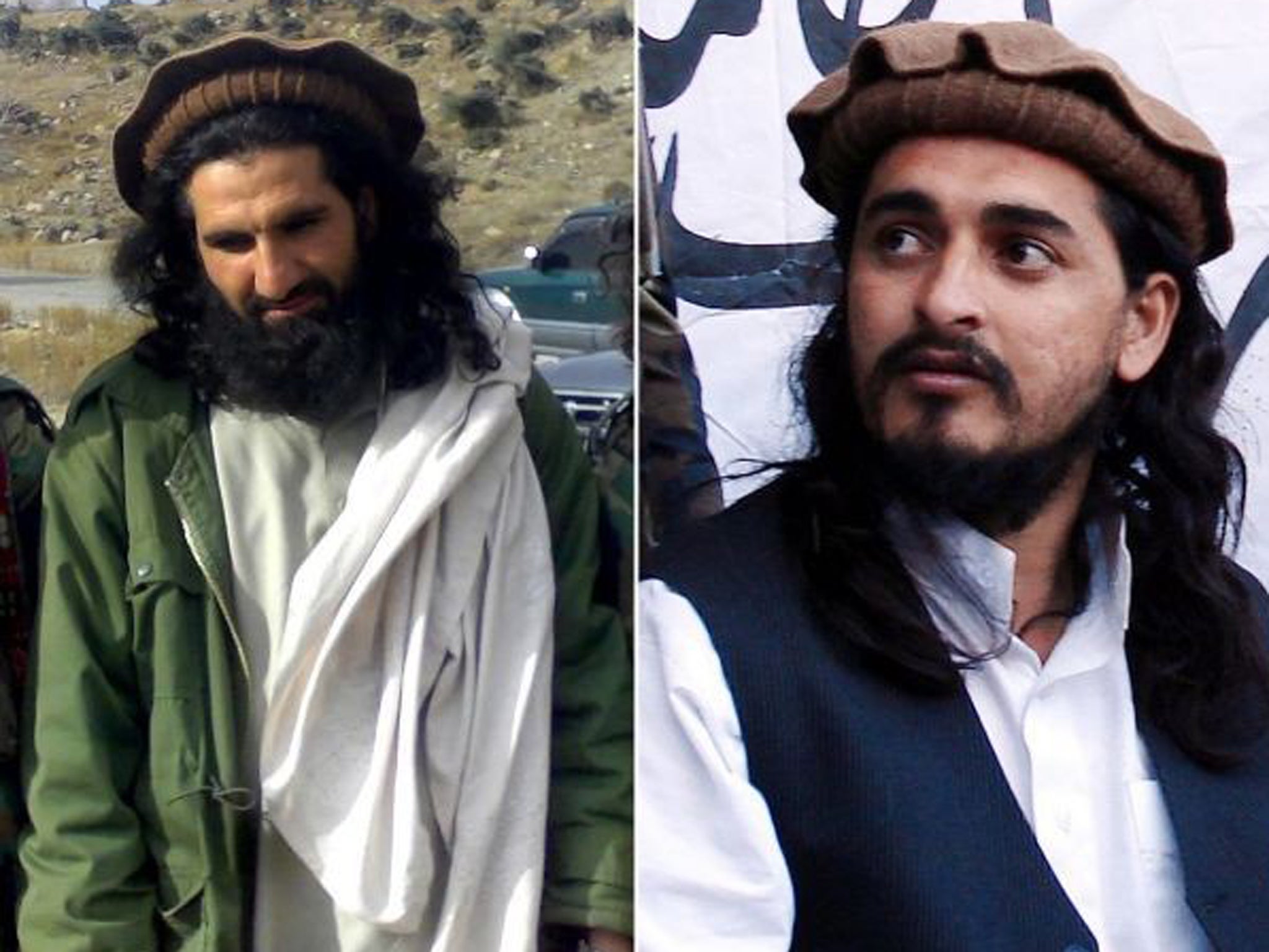 A flurry of reports suggested the Taliban would not decide a replacement for Hakimullah Mehsud, right, for several days. Among those named as possible successors were his deputy, Khan Said, left, who is also known as Sajna