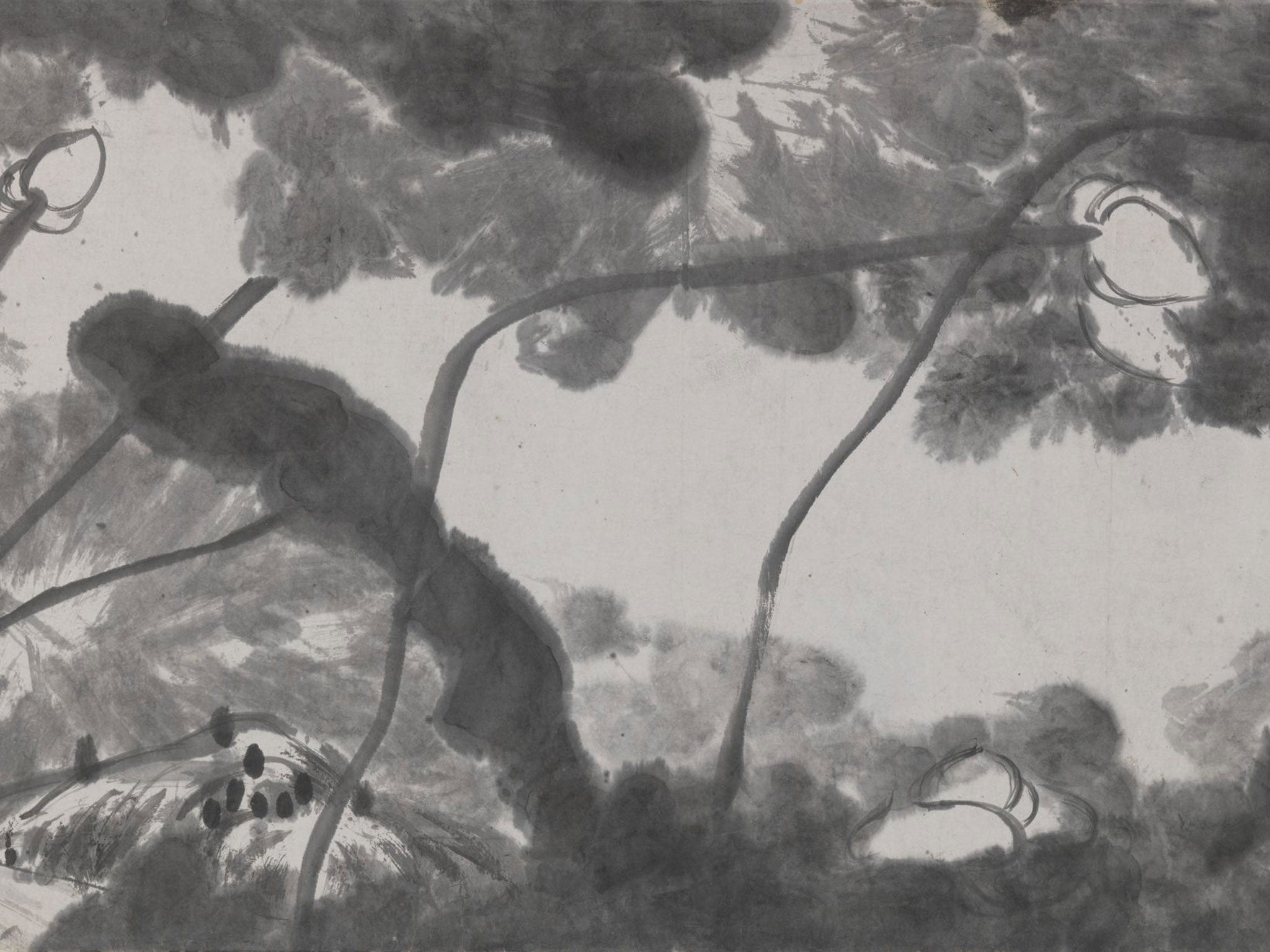 Bada Shanren’s ‘Flowers on the River’ (1697)