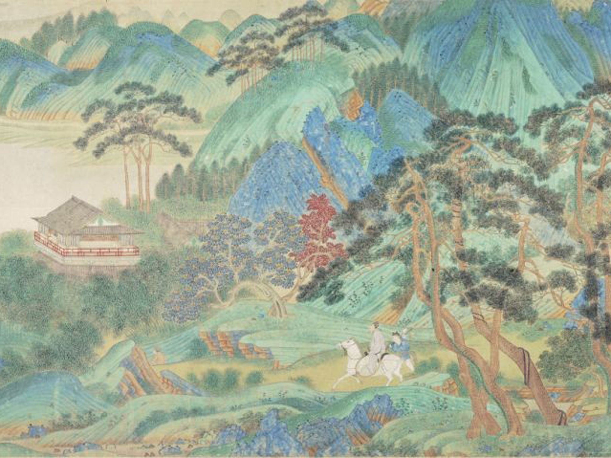 ‘Saying Farewell at Hsun-yang’ by Qiu Ying