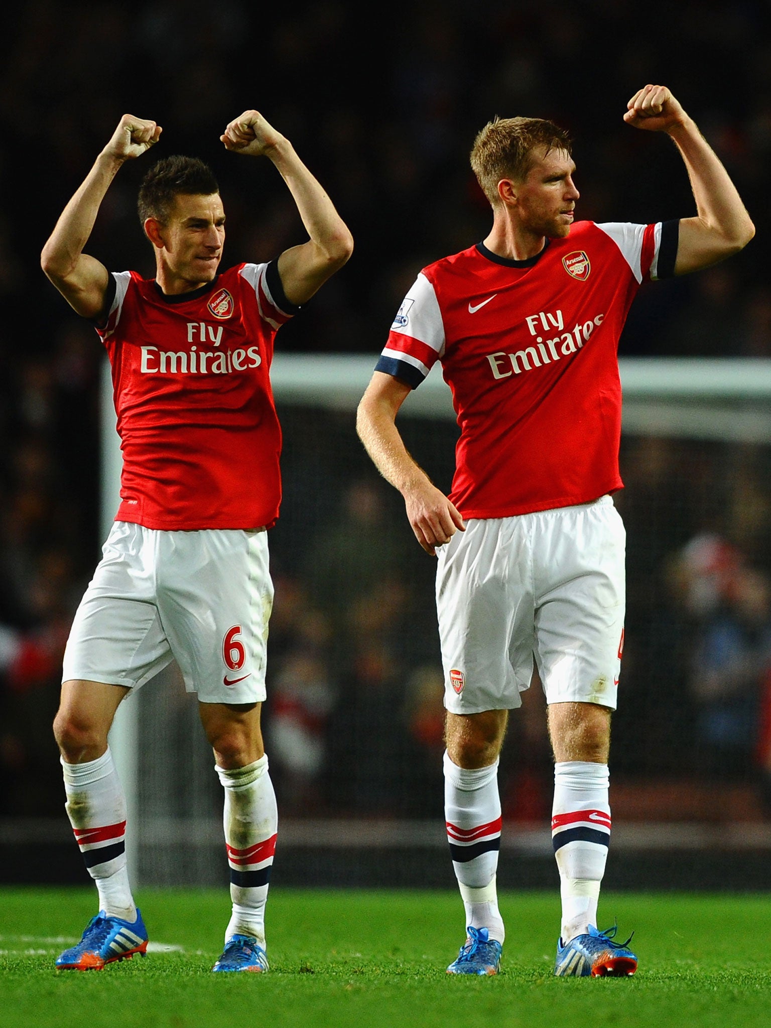 Laurent Koscielny and Per Mertesacker have formed a tight partnership