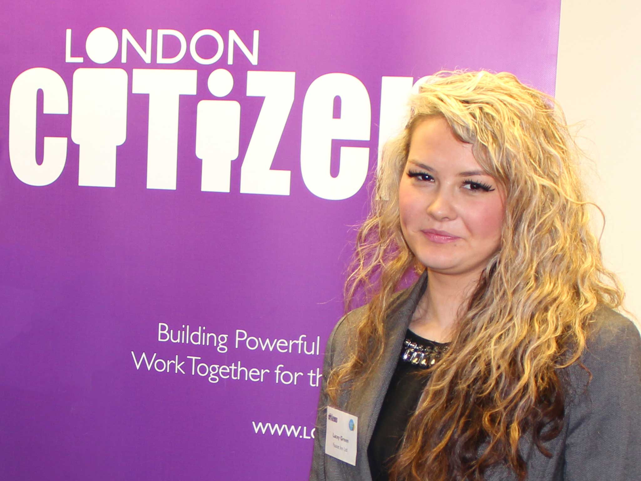 Lacey Green says the new London living wage will make a big difference to her