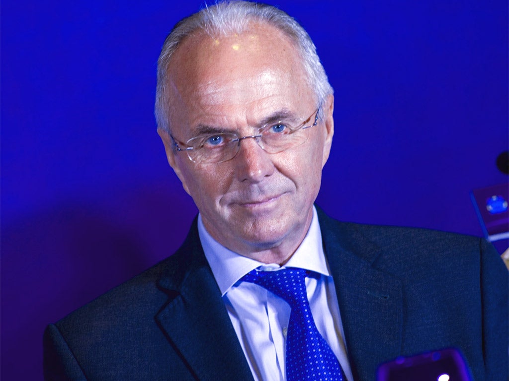 Sven Goran Eriksson became notorious for his affairs