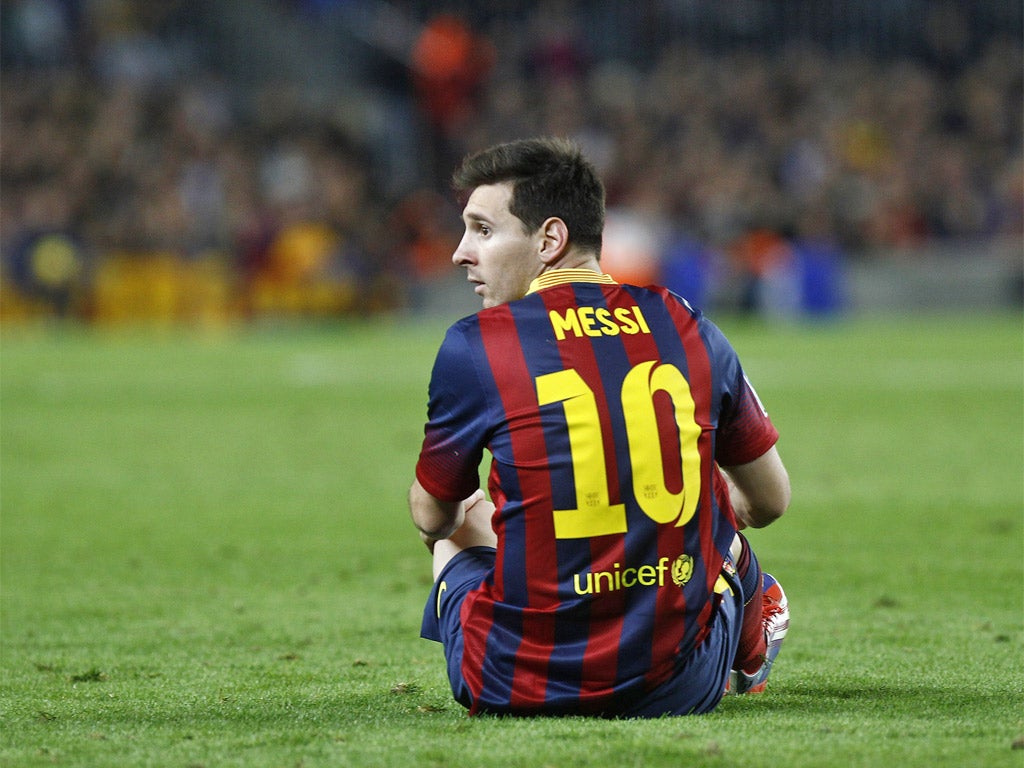 Lionel Messi is suffering his worst goalless run in two years