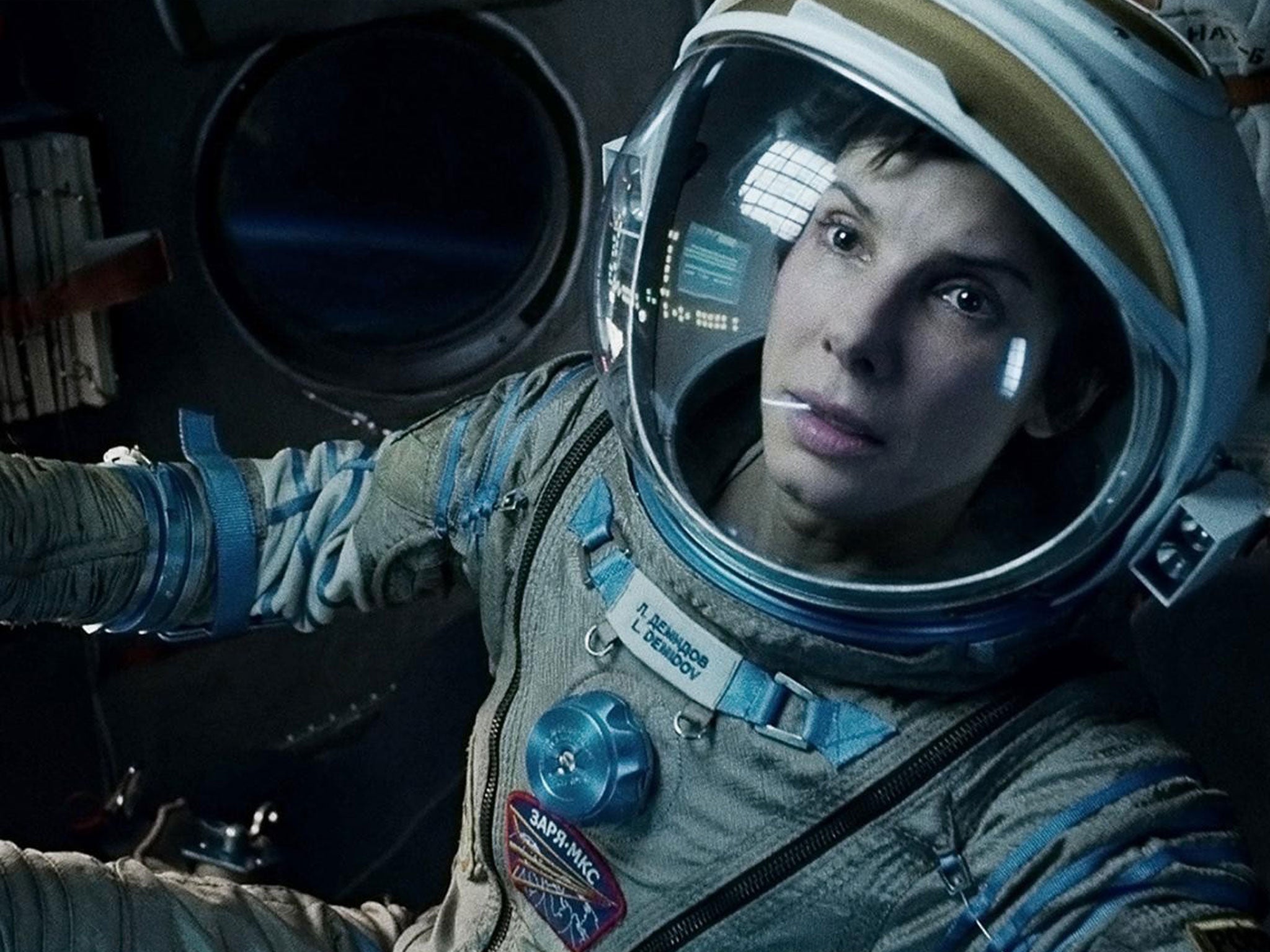 Sandra Bullock in Alfonso Cuaron's Gravity