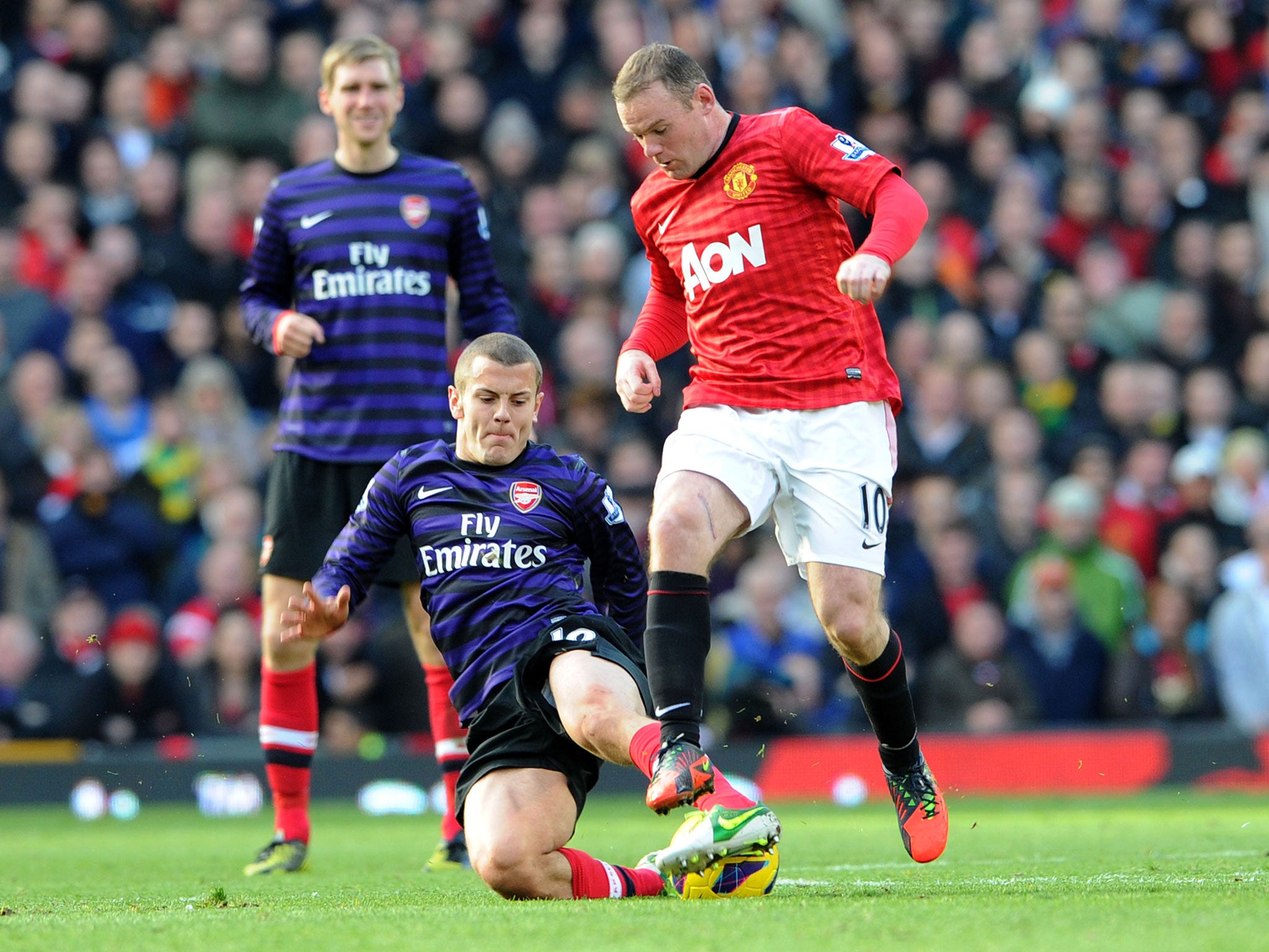 Manchester United have won each of their last 5 matches at Old Trafford against Arsenal