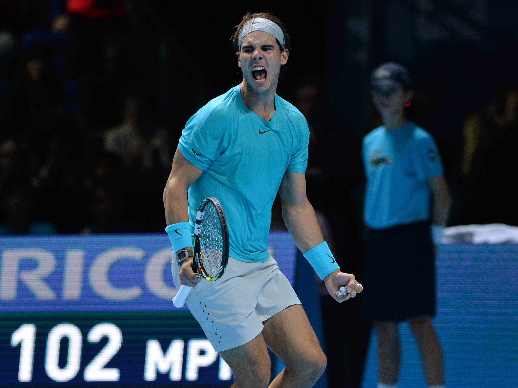 Rafa Nadal at the O2