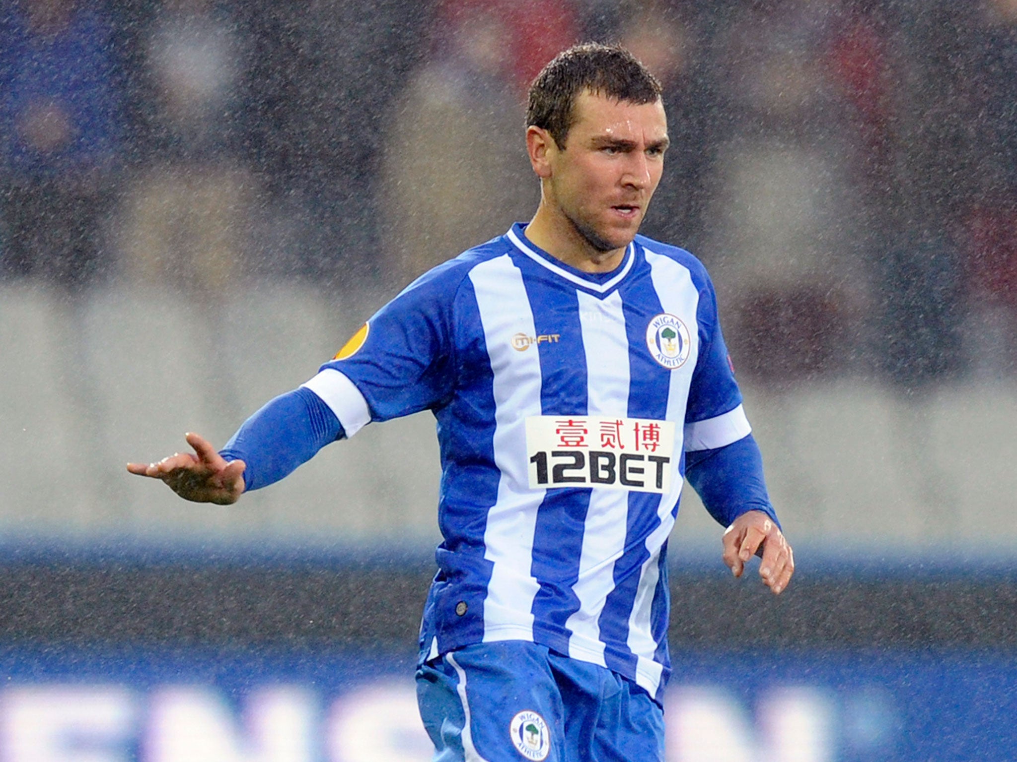 Wigan midfielder James McArthur