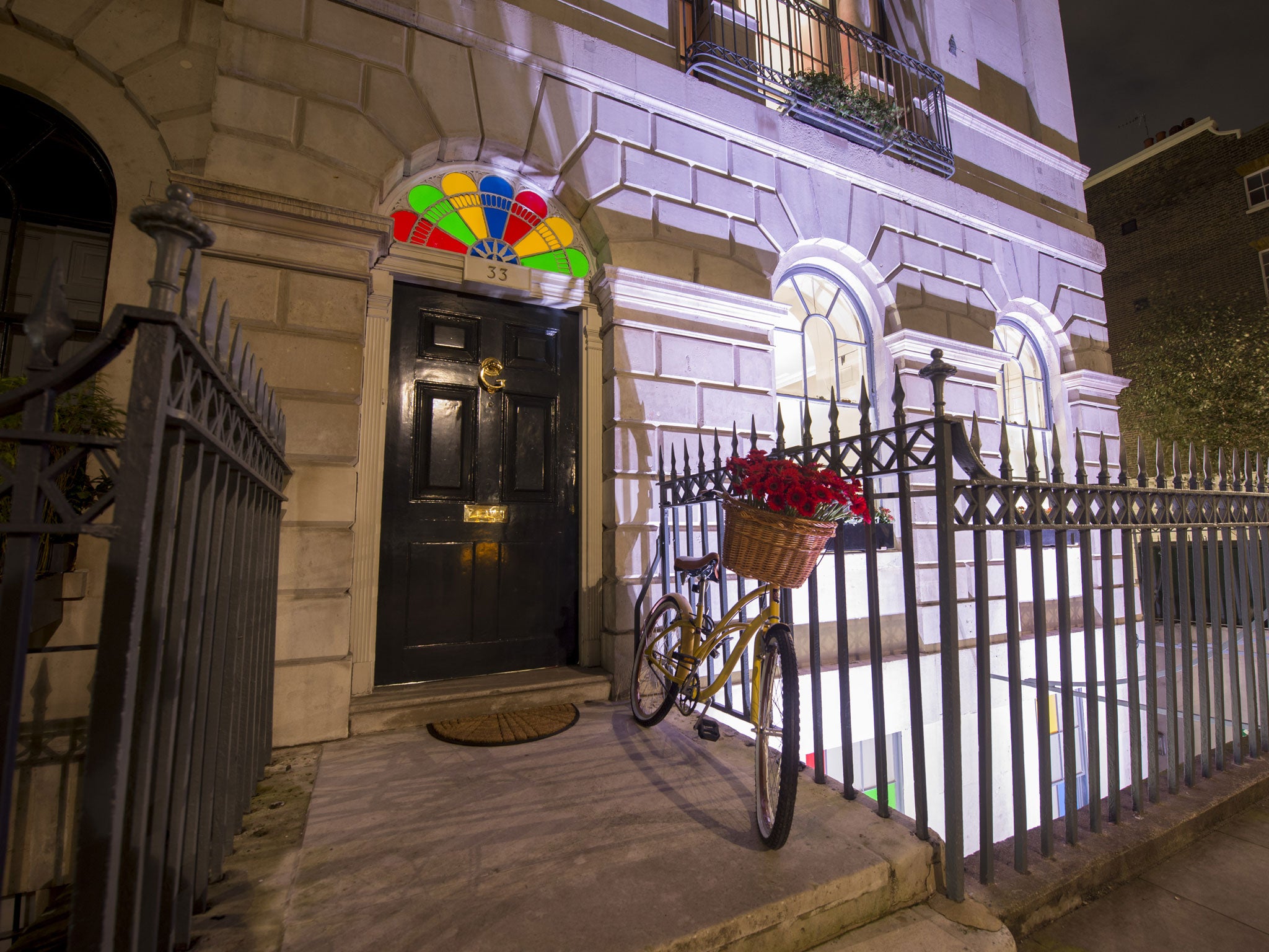 Google rented the house in Fitzroy Square for two days
