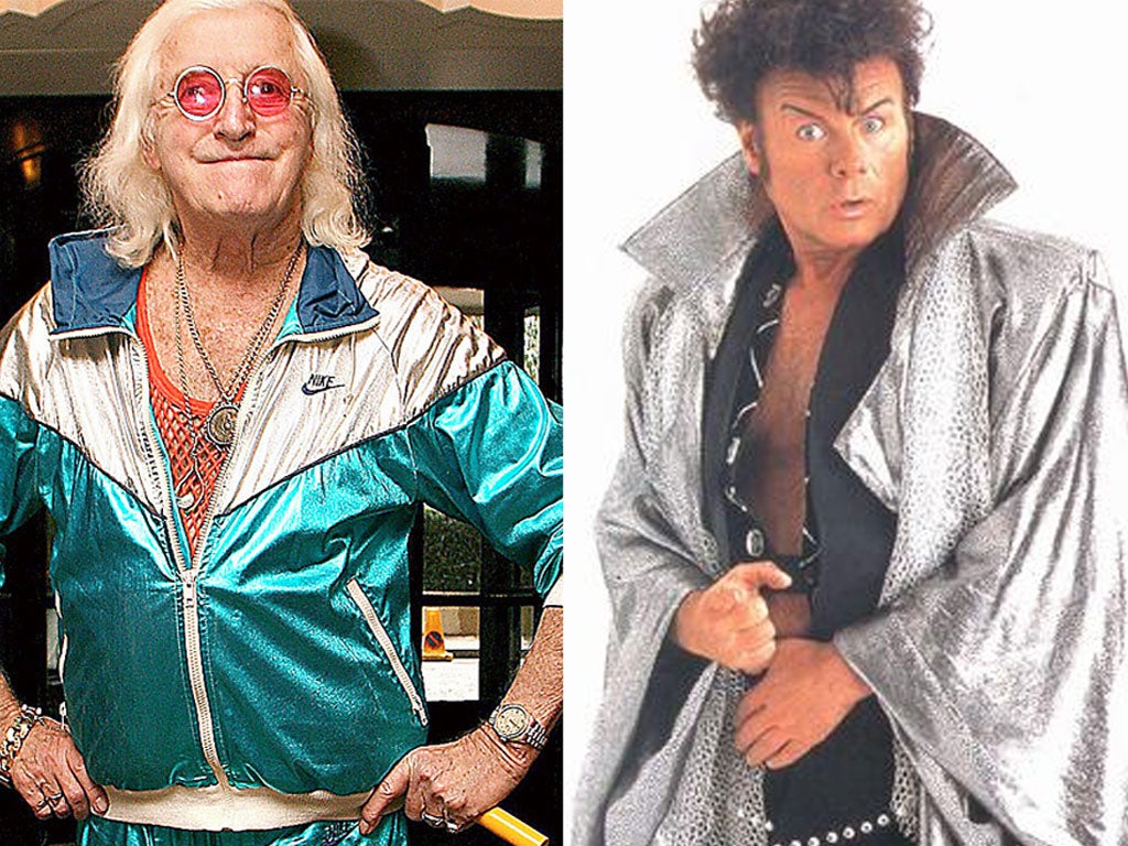 Sir Jimmy Savile and Gary Glitter