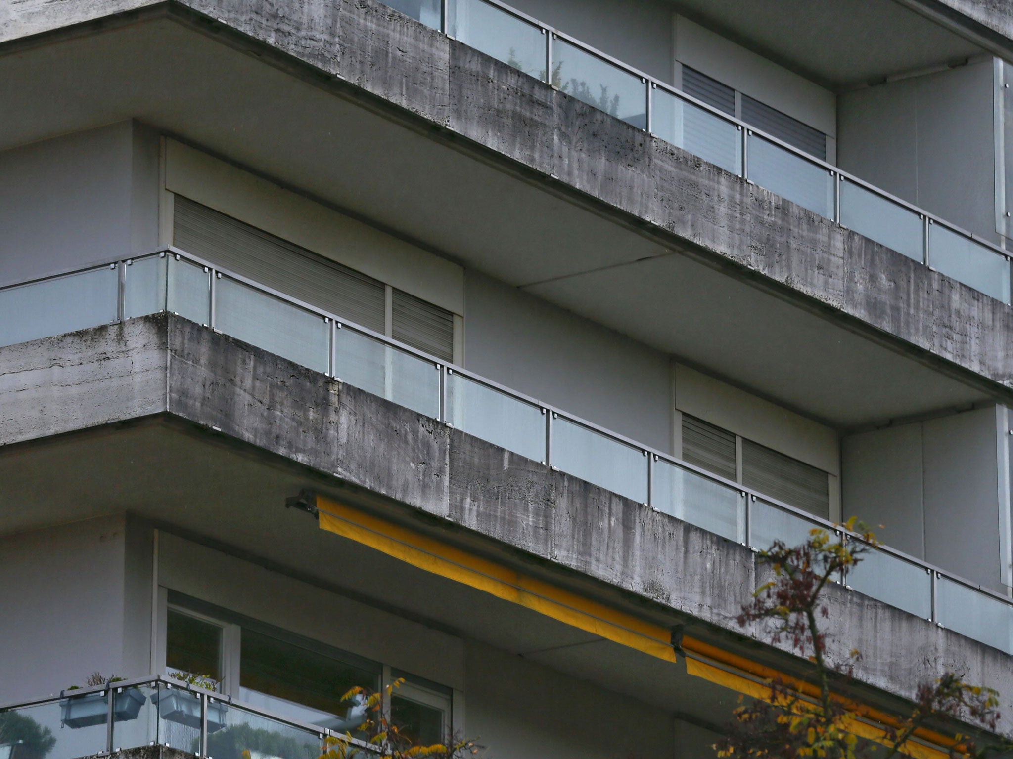 The apartment building in Munich, where it is believed that German customs discovered missing artworks