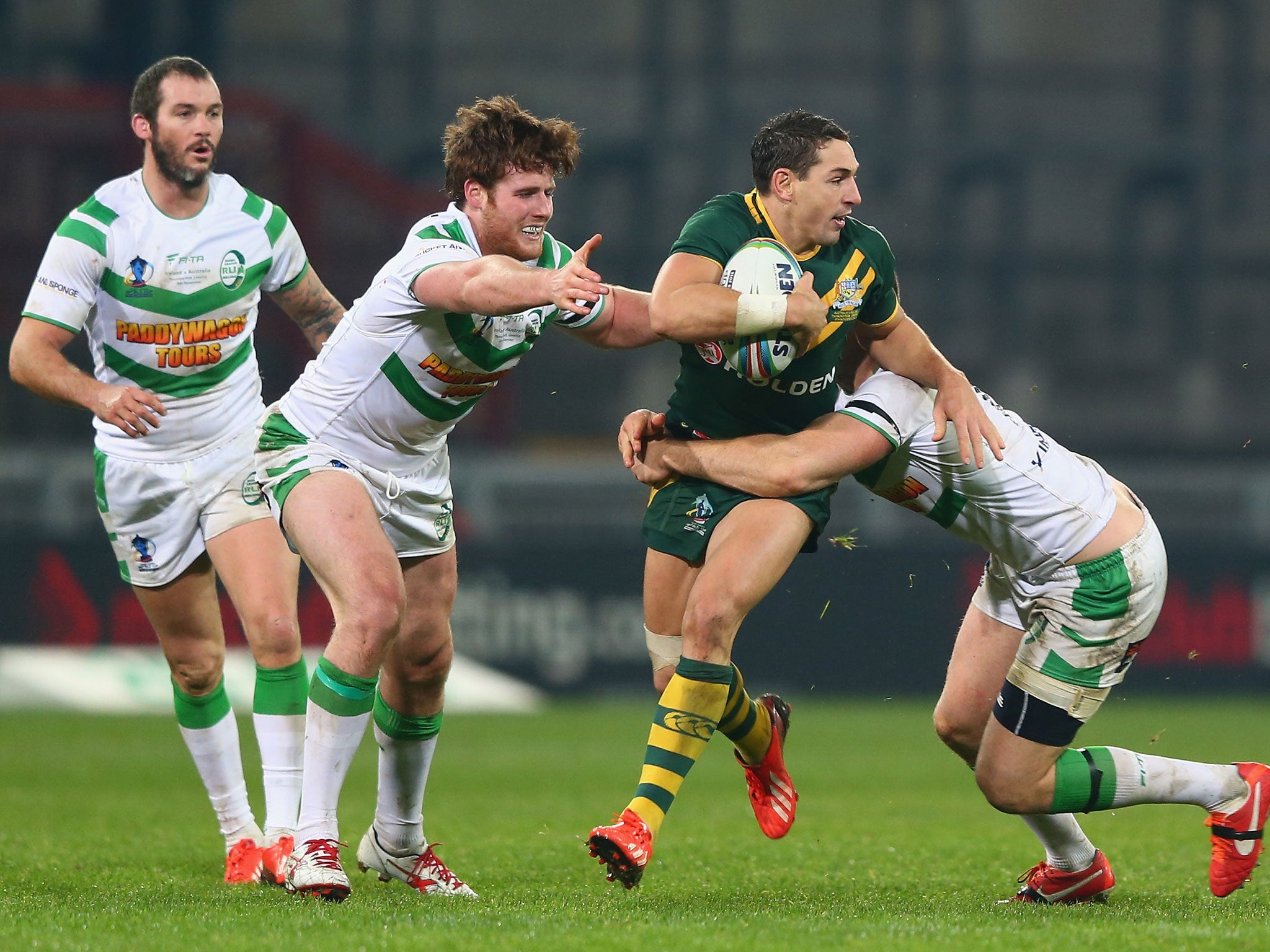 Australia full-back Billy Slater will face no further action after he was detained by police following a late-night incident in Manchester