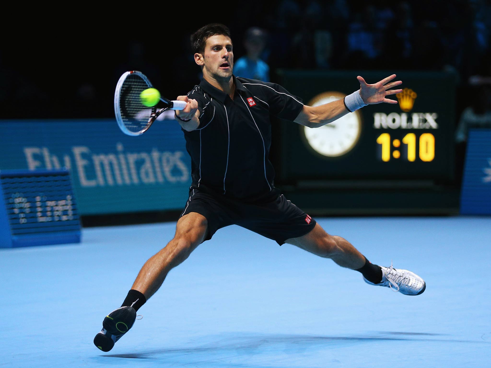 Novak Djokovic at the O2