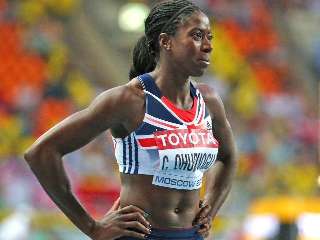 Christine Ohuruogu blamed media images for the failure to increase women’s participation