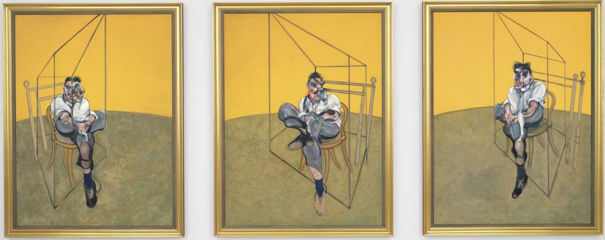 'Three Studies of Lucian Freud' by Francis Bacon