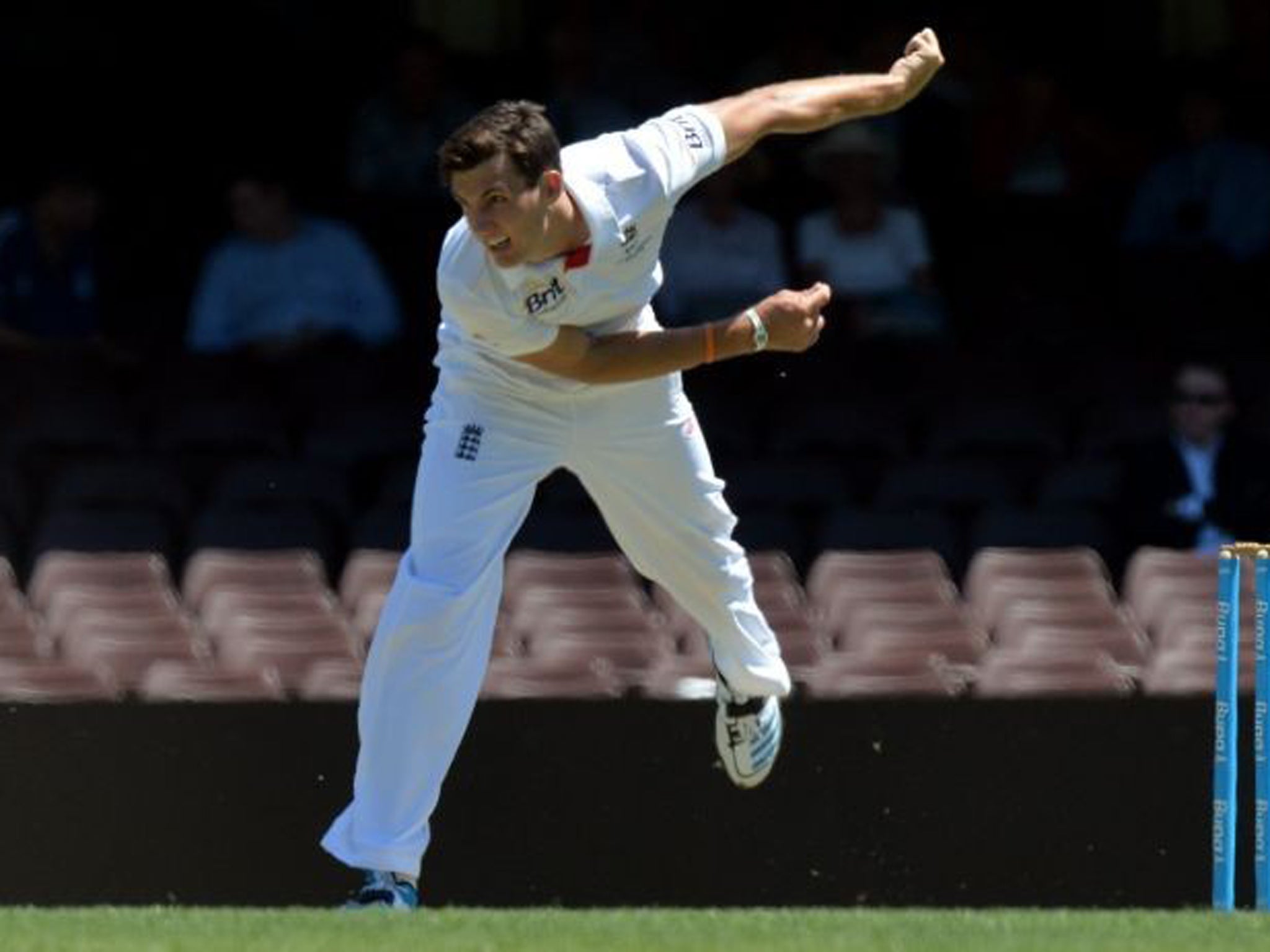 Steven Finn took two wickets today