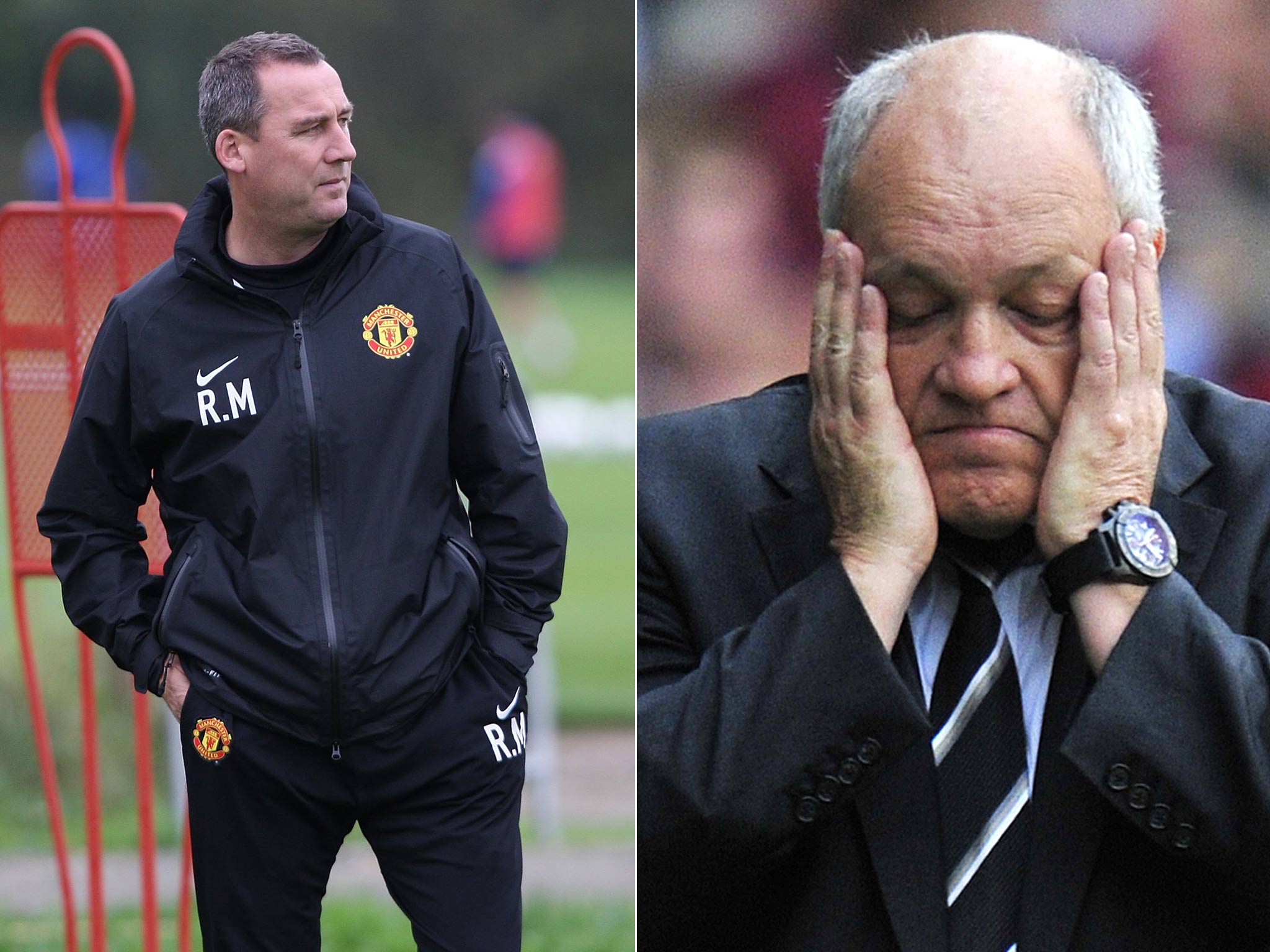 Rene Meulensteen and Martin Jol