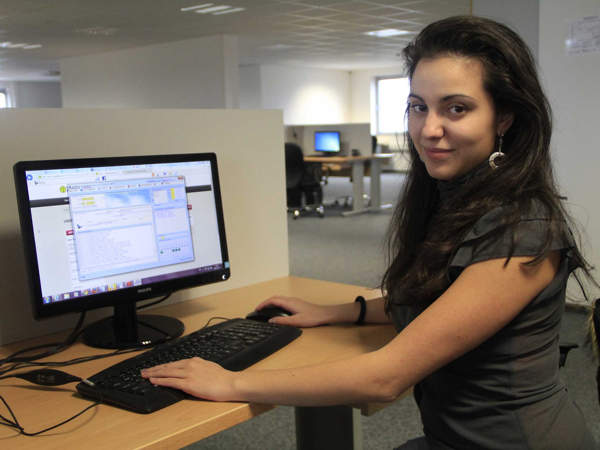 Lidiya Hadzhieva, a call centre worker in Sofia, is a recent graduate fluent in German, English and Bulgarian