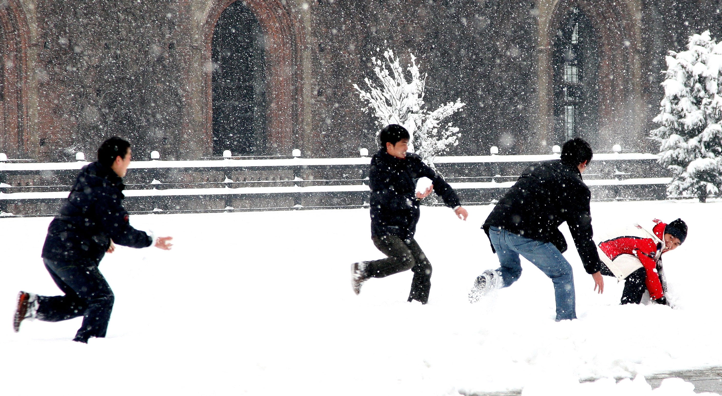 Snowballs at the ready! First flurries have been predicted for this week