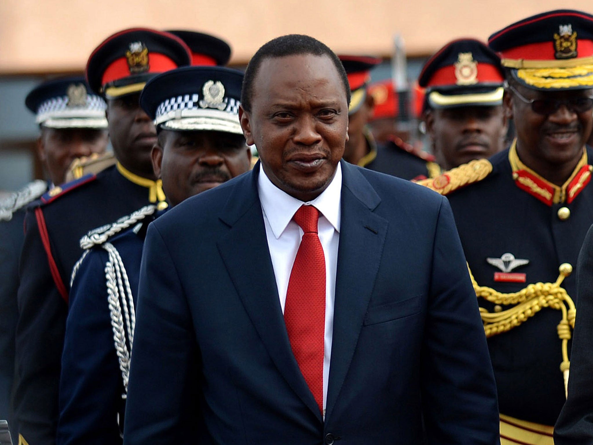 Kenya's President Uhuru Kenyatta