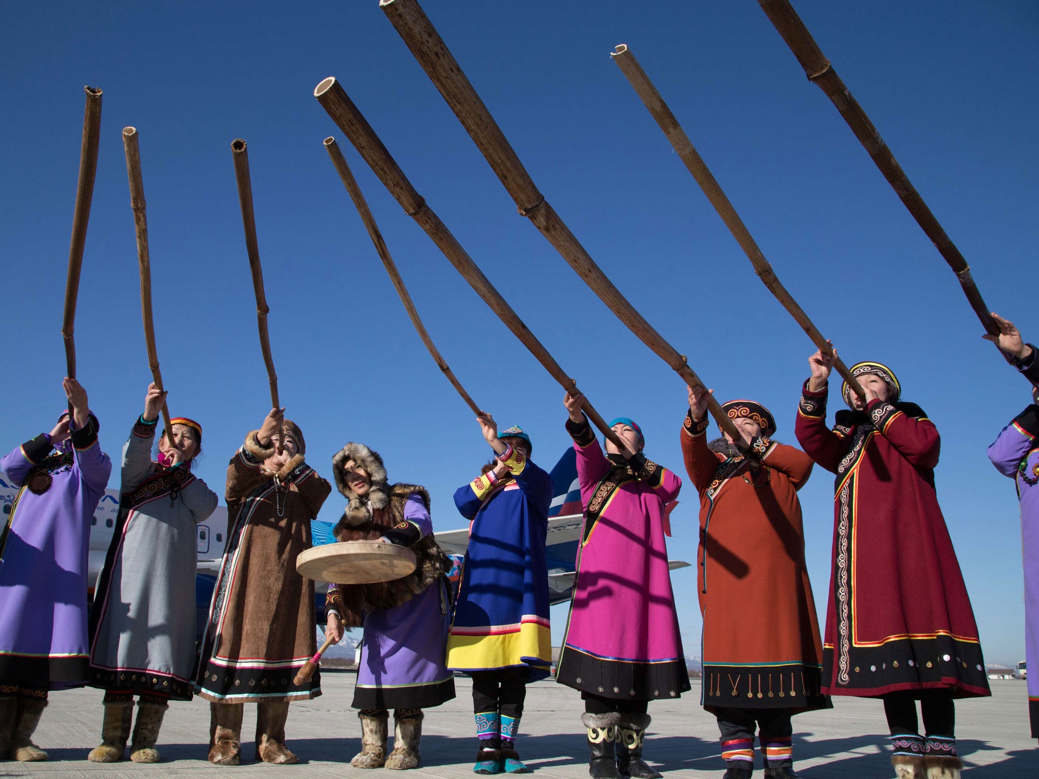 The Sochi 2014 Winter Olympic torch relay