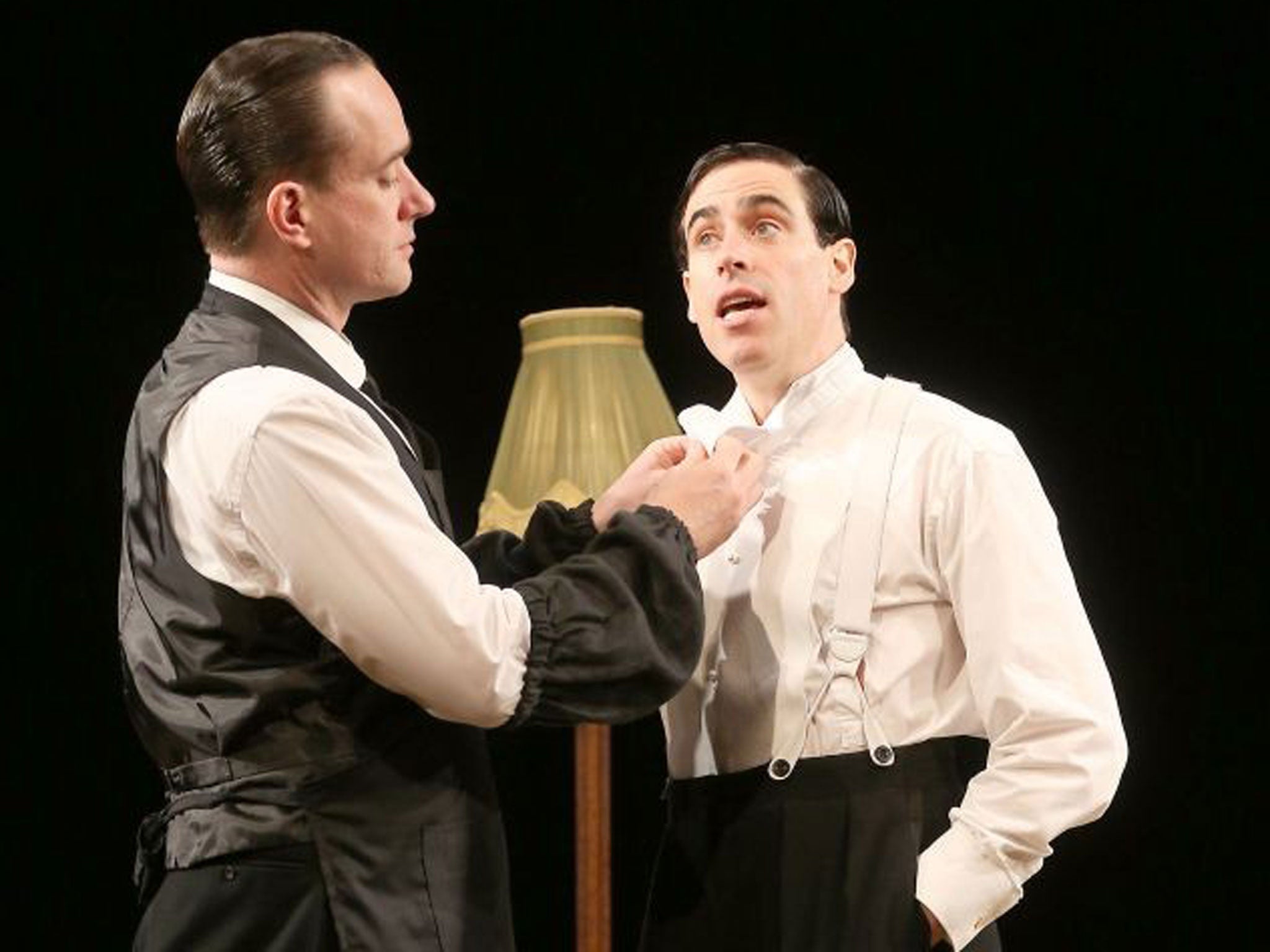 What ho! Matthew Macfadyen (left) as Jeeves, and Stephen Mangan as Wooster, in Perfect Nonsense