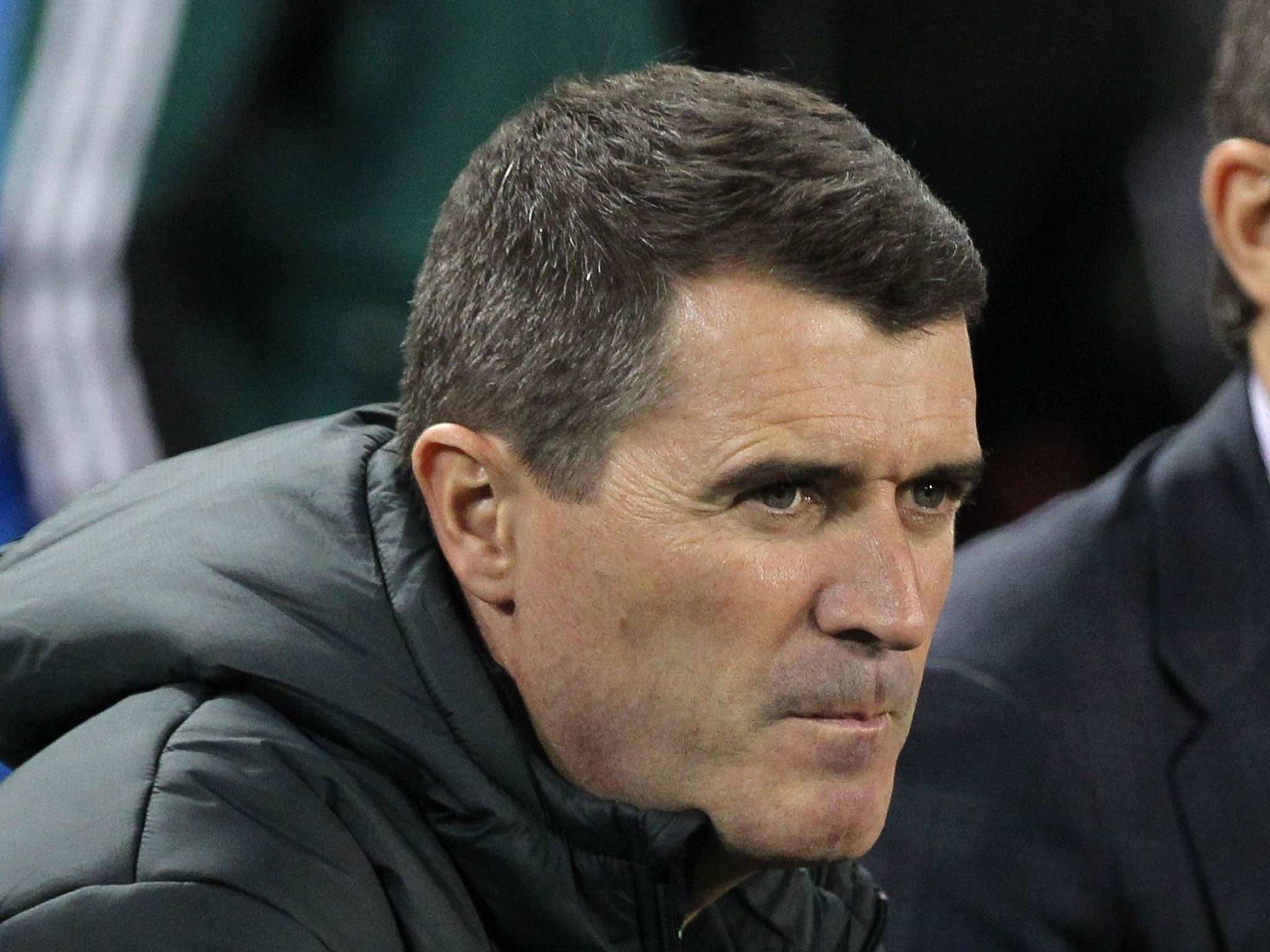 Martin O’Neill (right) and Roy Keane watch their team make a winning start