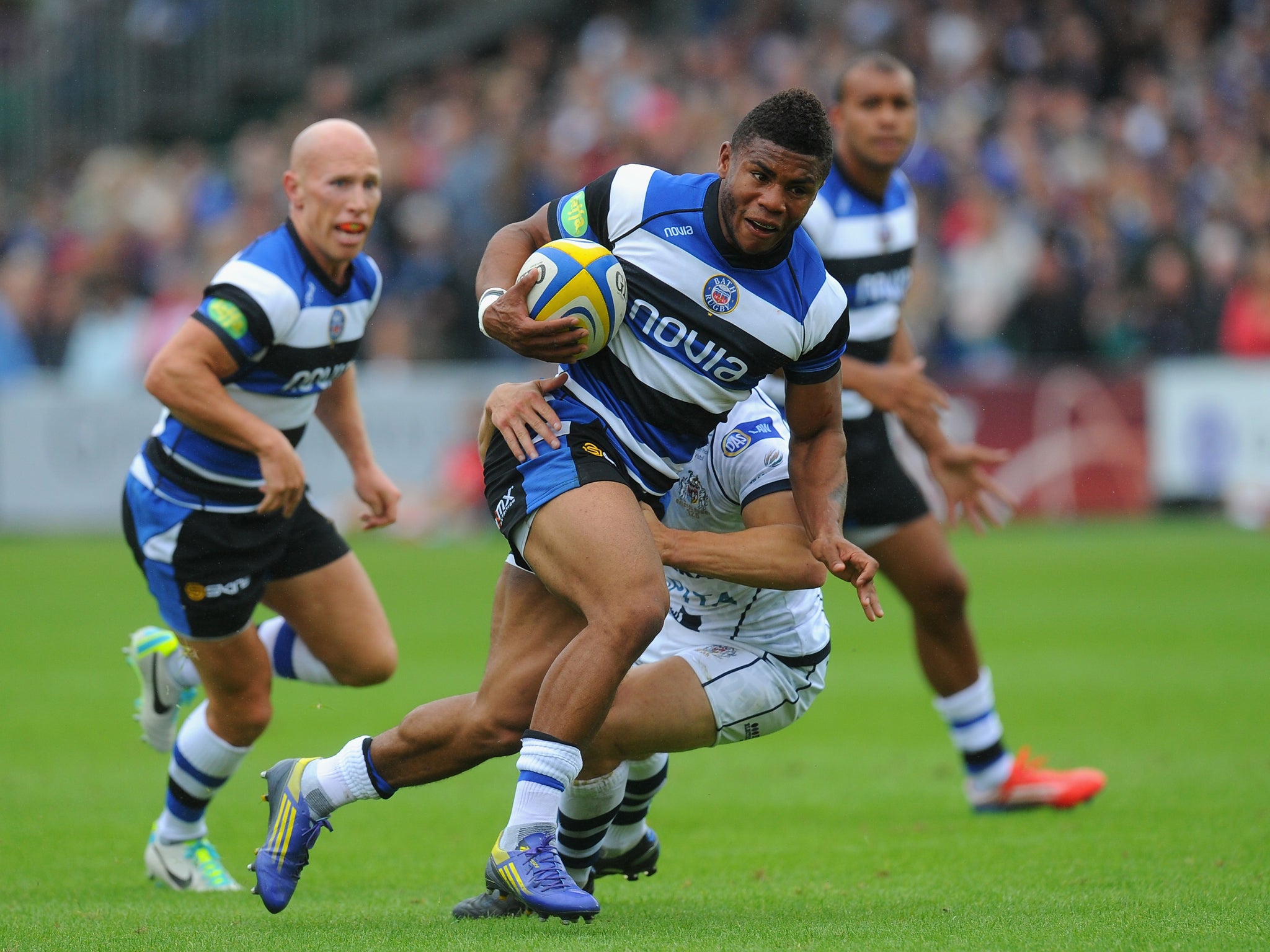 Kyle Eastmond will not be returning to rugby league says his current club Bath after he left their match against Sale at half-time