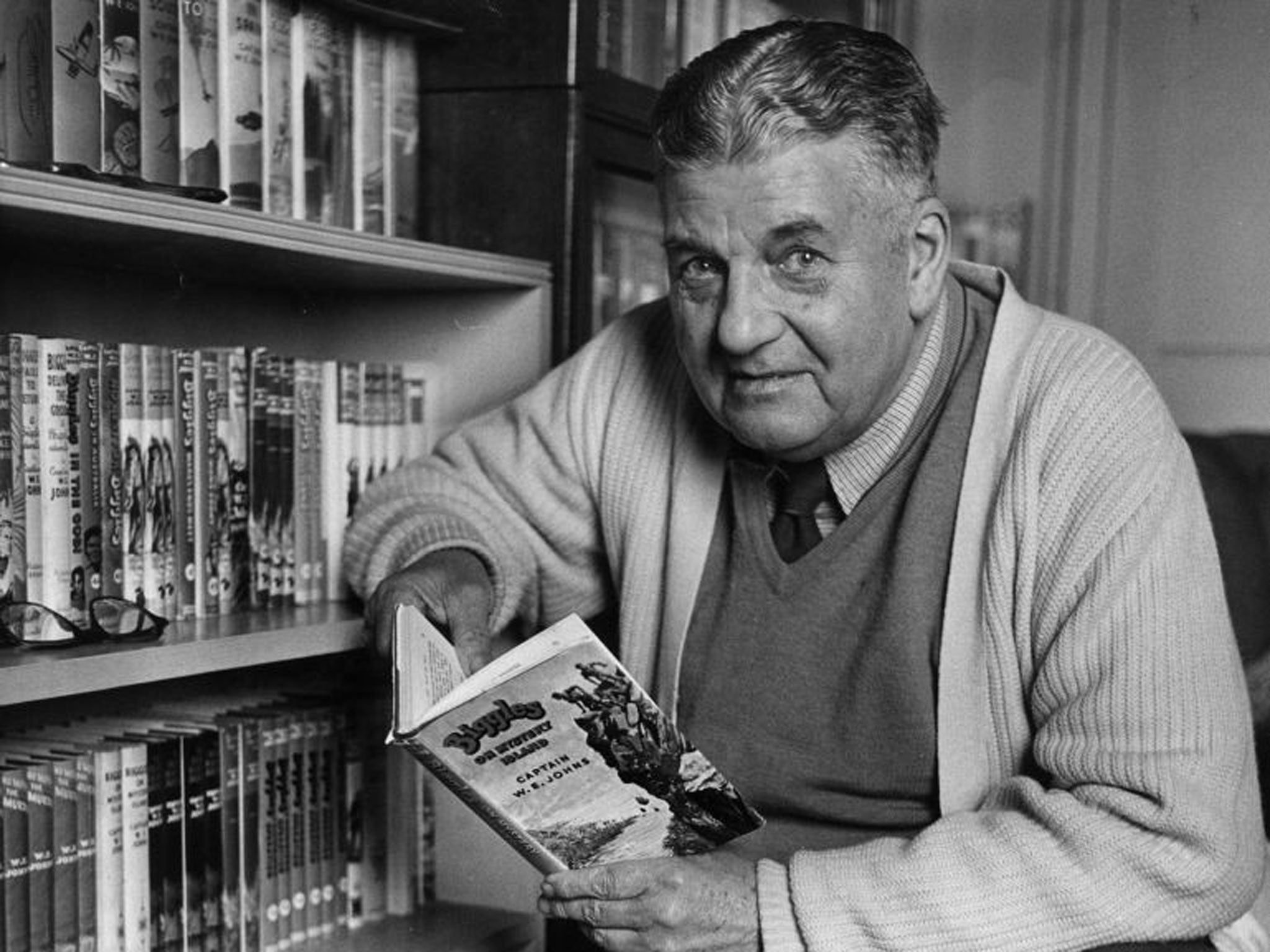 Misunderstood: Biggles creator W E Johns, pictured in 1960