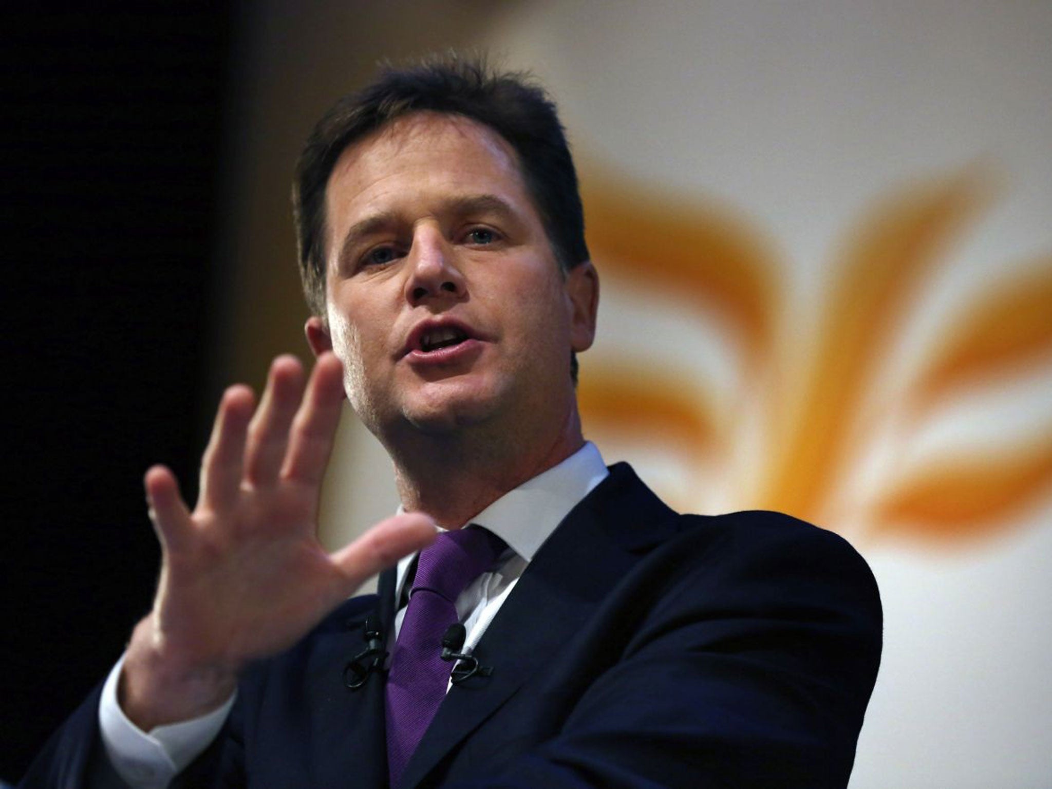 Nick Clegg: wants a ‘workers’ bonus’