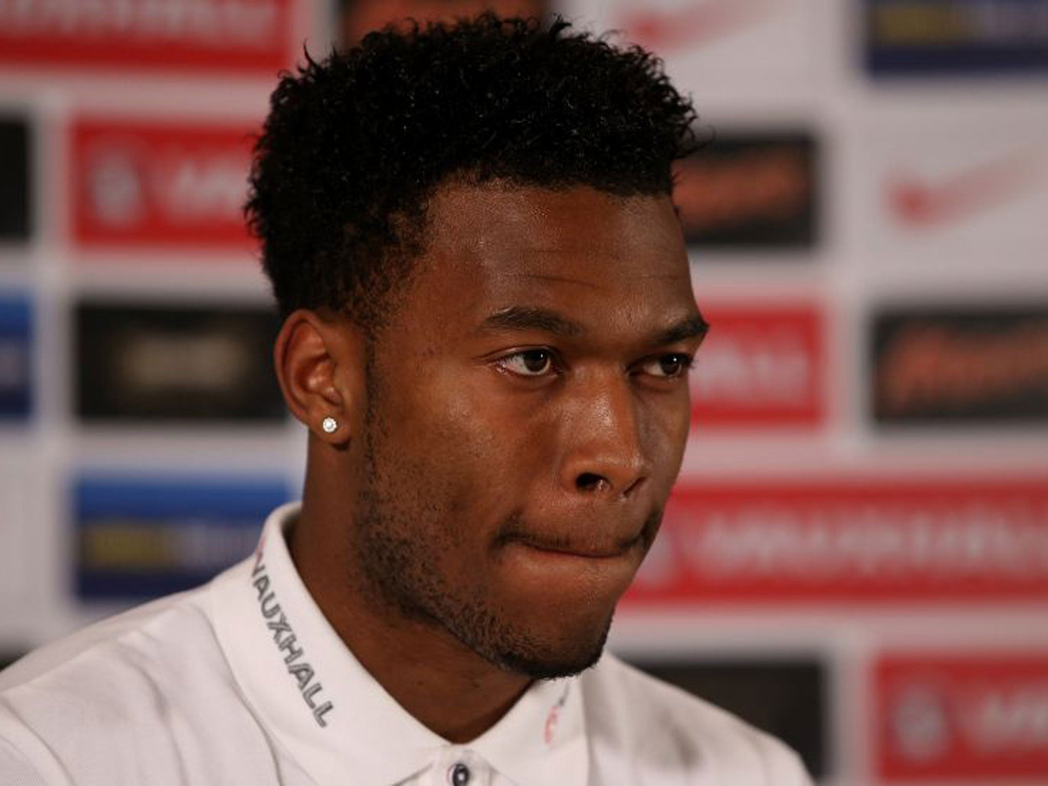 Daniel Sturridge addresses the media on Sunday