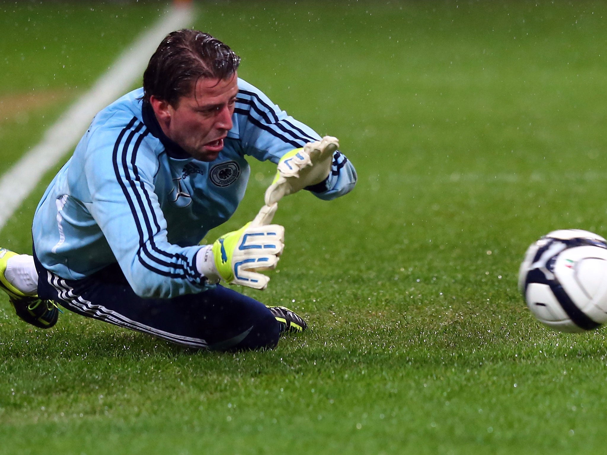 Roman Weidenfeller will keep goal for Germany in the match against England