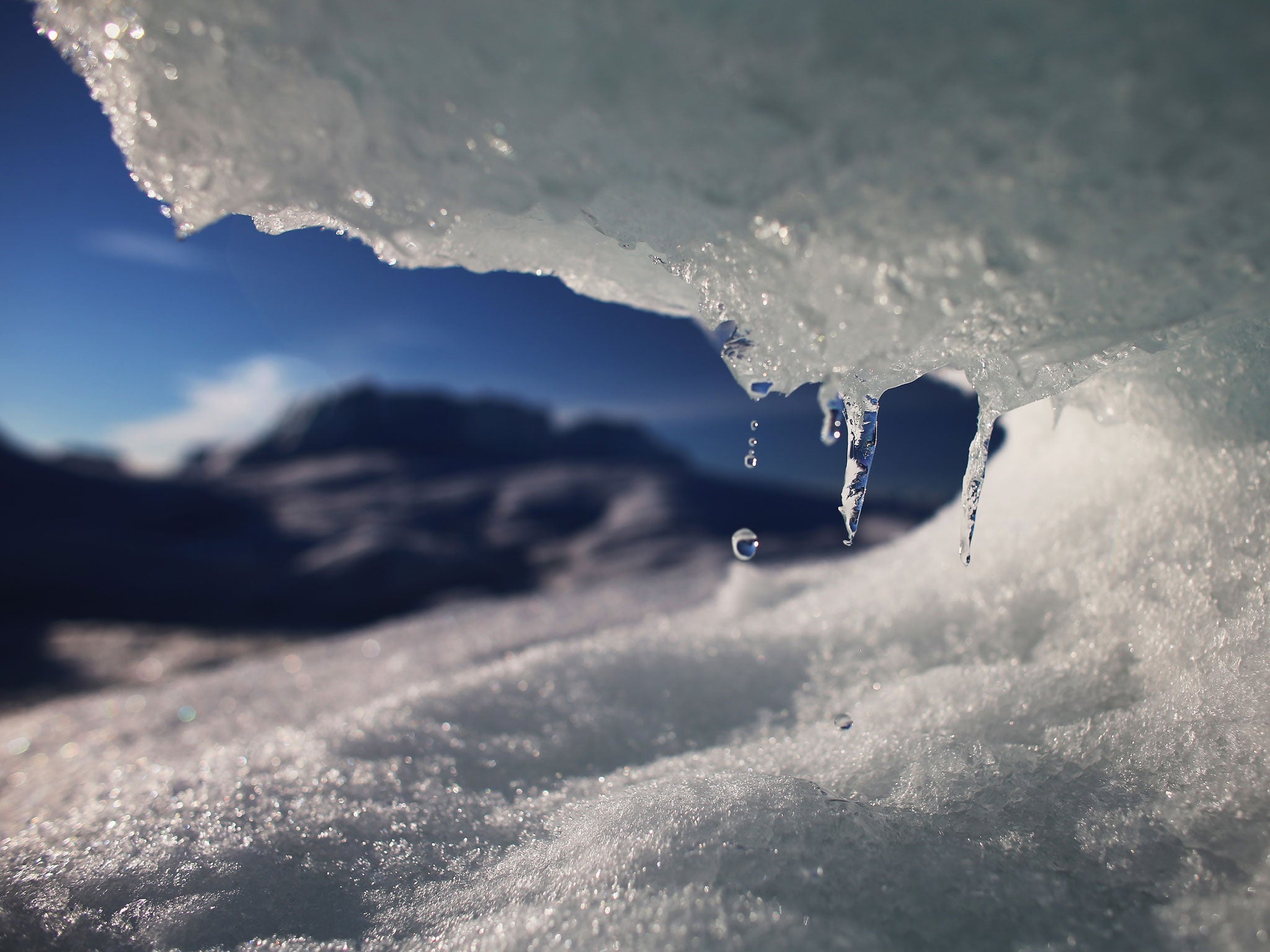 Ice melting in the Arctic