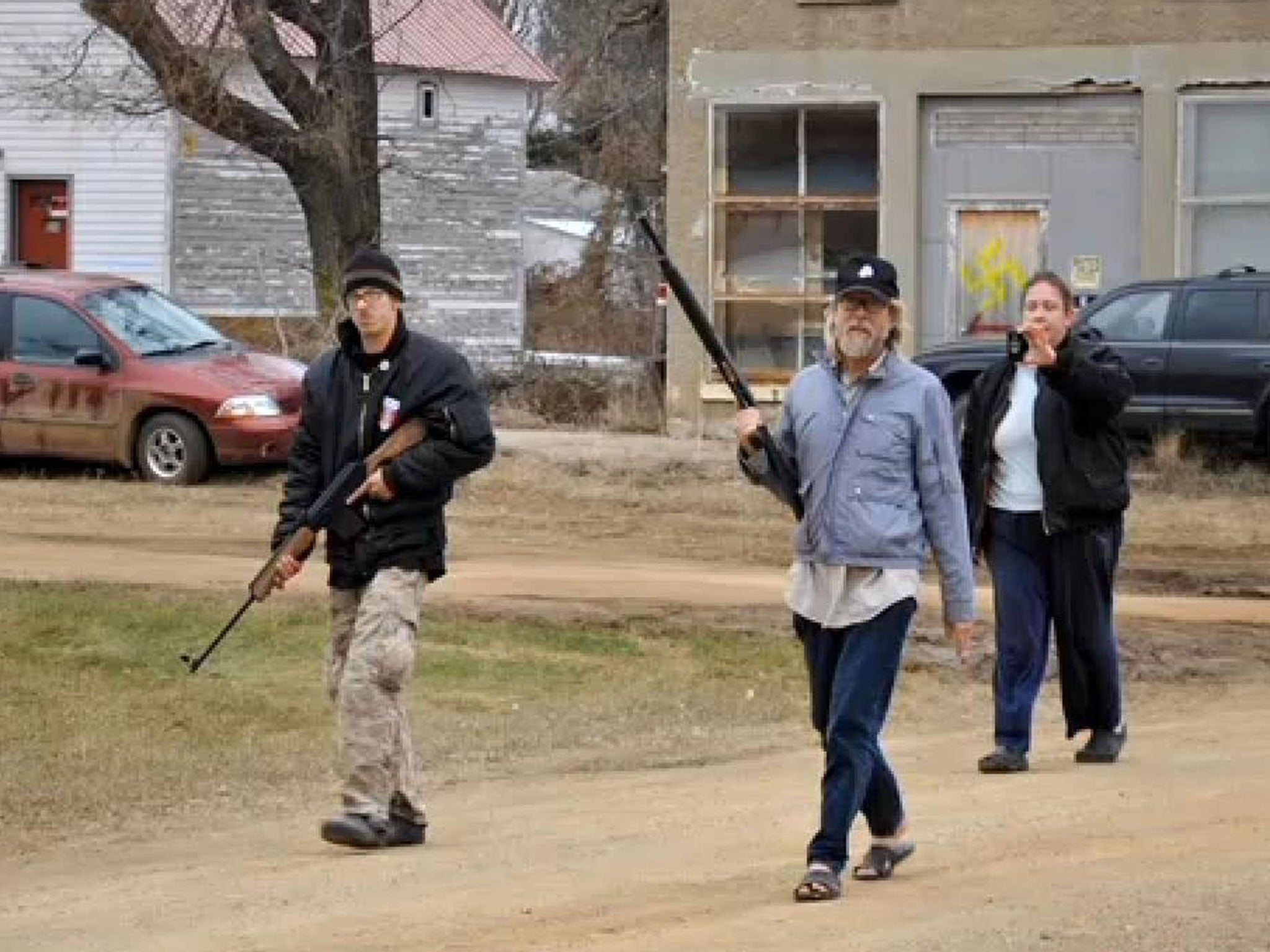 Craig Cobb before he is detained in custody