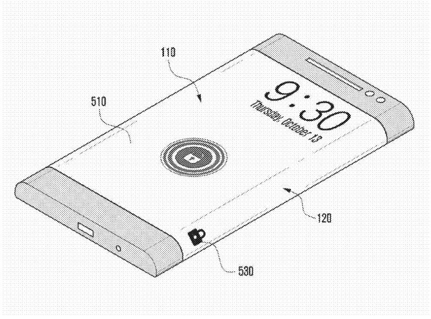The old 'slide to unlock' function familiar to smartphone owners could remain, but moved off to the side of the device.