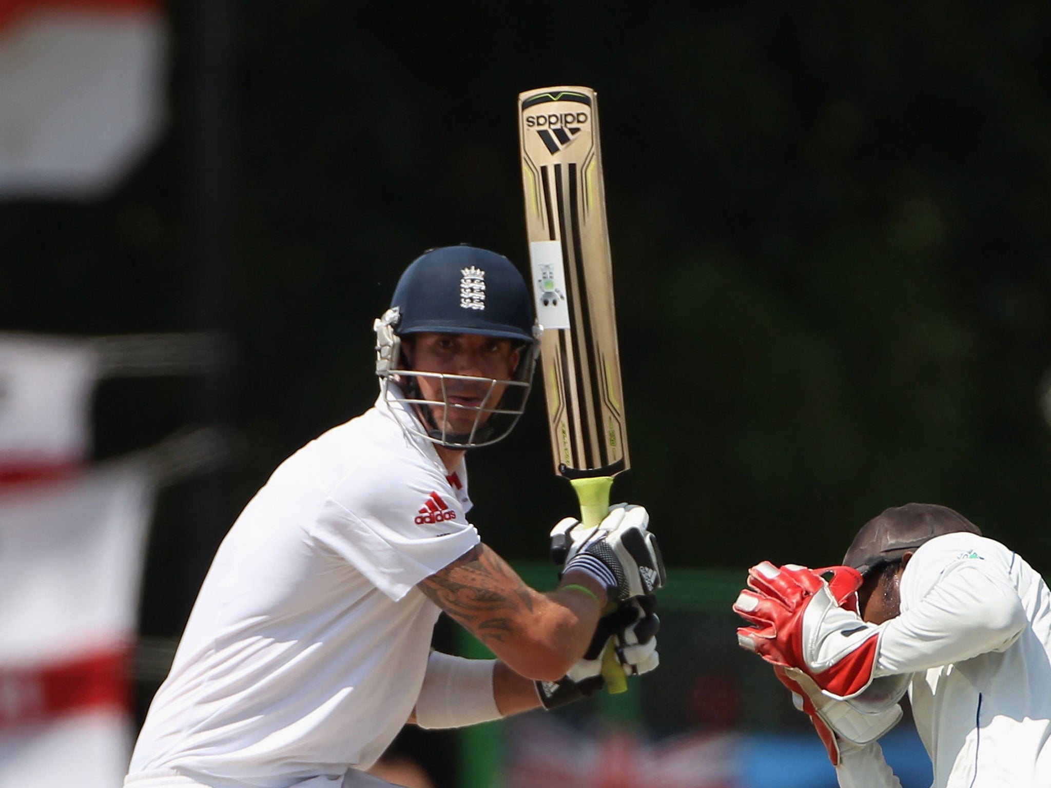 Kevin Pietersen on his way to a century in Colombo last year