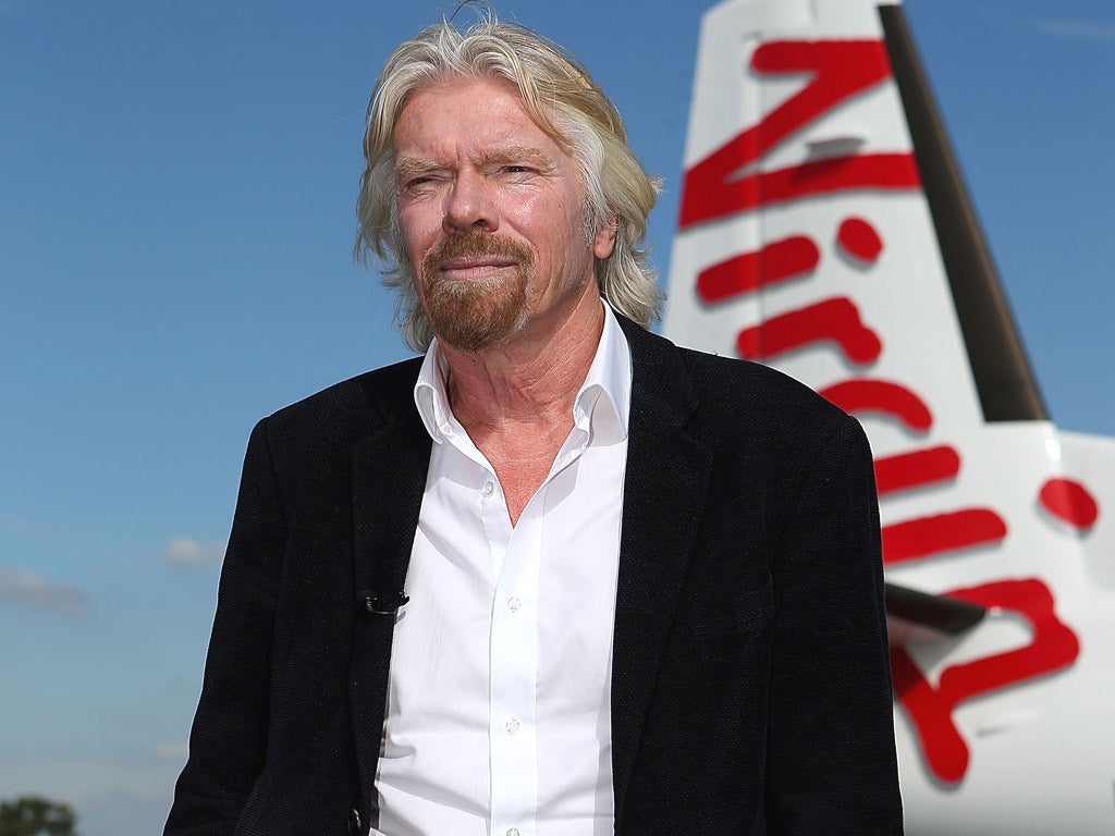 Sir Richard Branson, founder of the Virgin empire