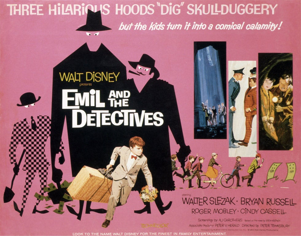 The poster for 1964's 'Emil and the Detectives'