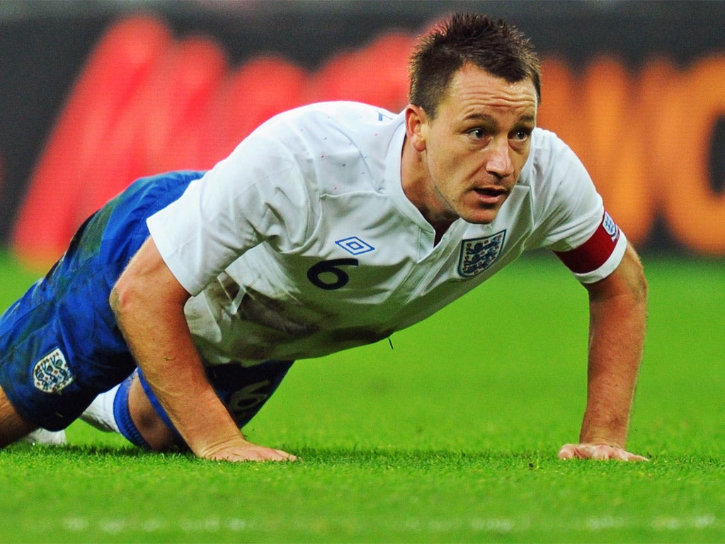 John Terry will not be seen in an England shirt again