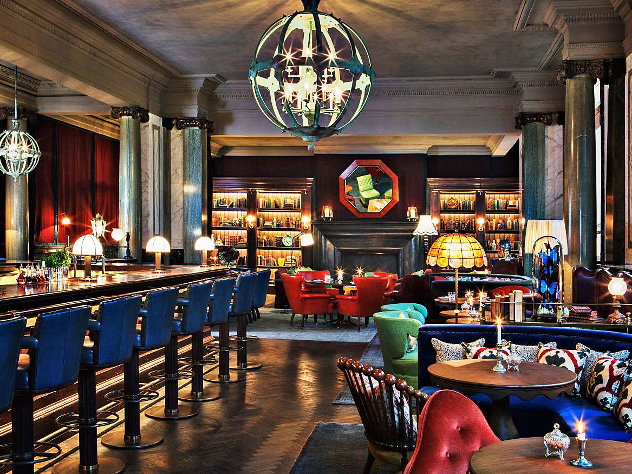 Raising the bar: the hotel's drinking den