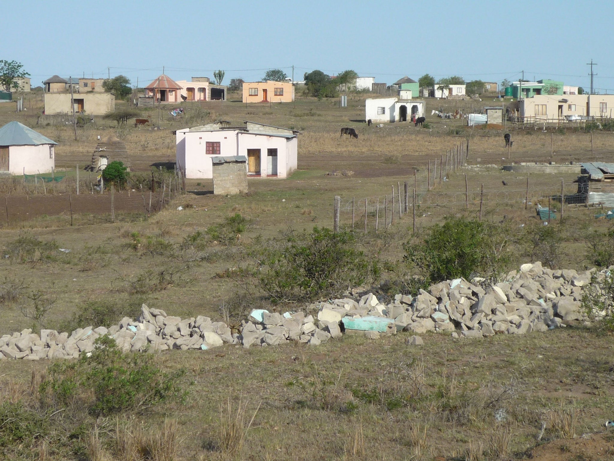 Hlabisa in Kwa Zulu Natal, a province where more than one in four are infected with HIV. But locals have a much lower chance of infection if treatment coverage is high in their own community