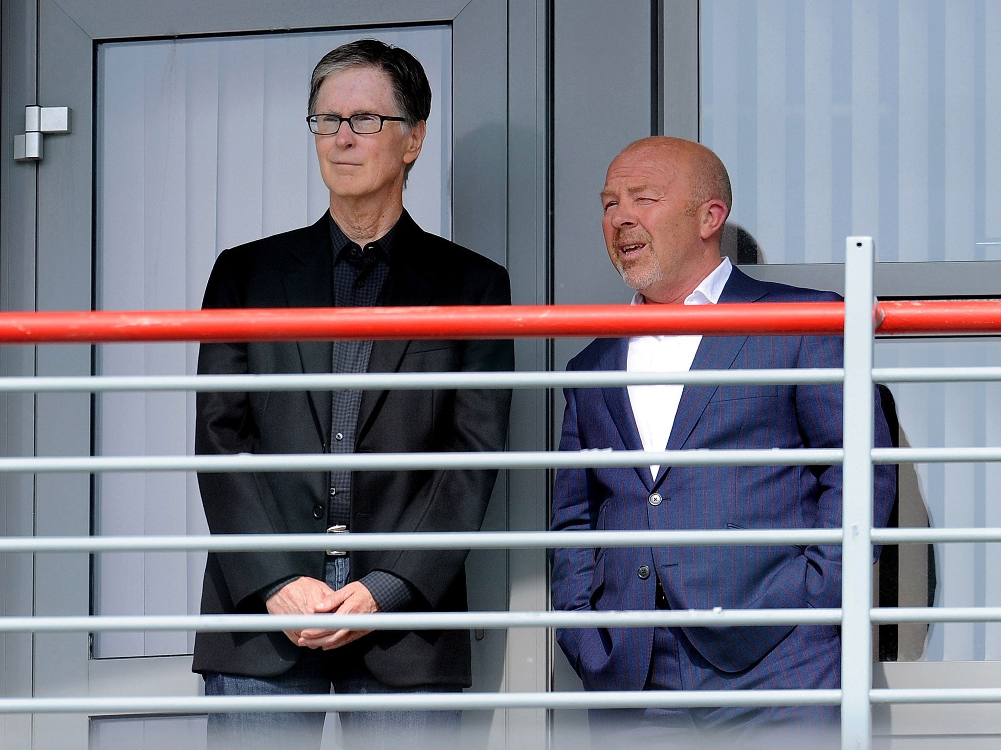 Liverpool academy director Frank McParland (right) is believed to have been removed at the request of owner John W Henry