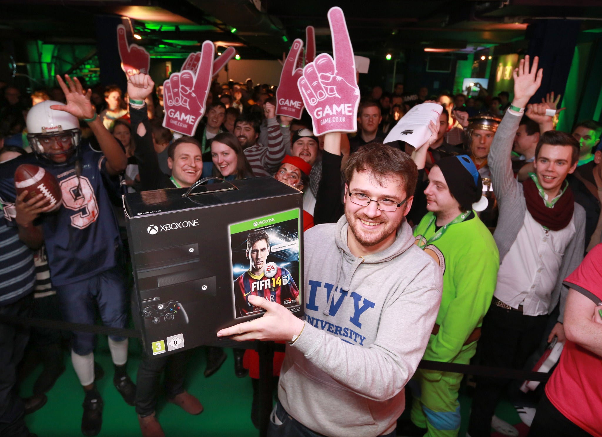 At GAME's pop up store in the Trocadero, 26-year-old Charlie Pulbrook was the first in line to buy the Xbox One in the UK.