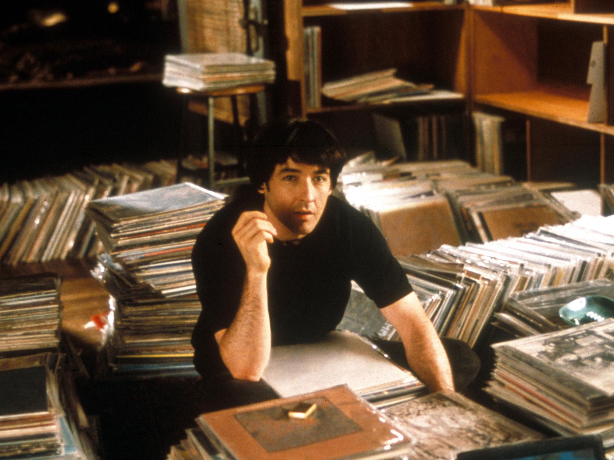 For music lovers: John Cusack with his vinyl collection in 'High Fidelity'