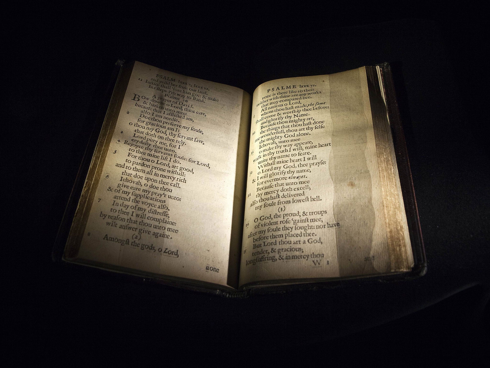 A copy of 'The Bay Psalm Book'